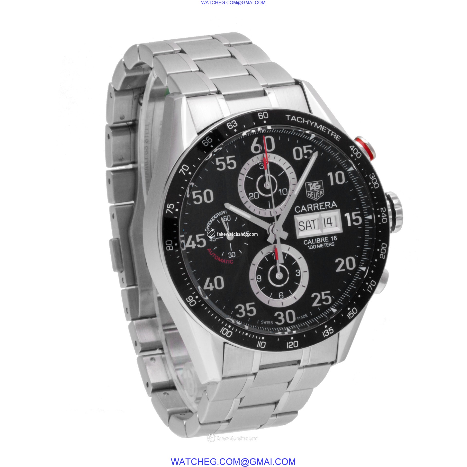 Tag Heuer CV2A10 Carrera Automatic Male Stainless Steel 4