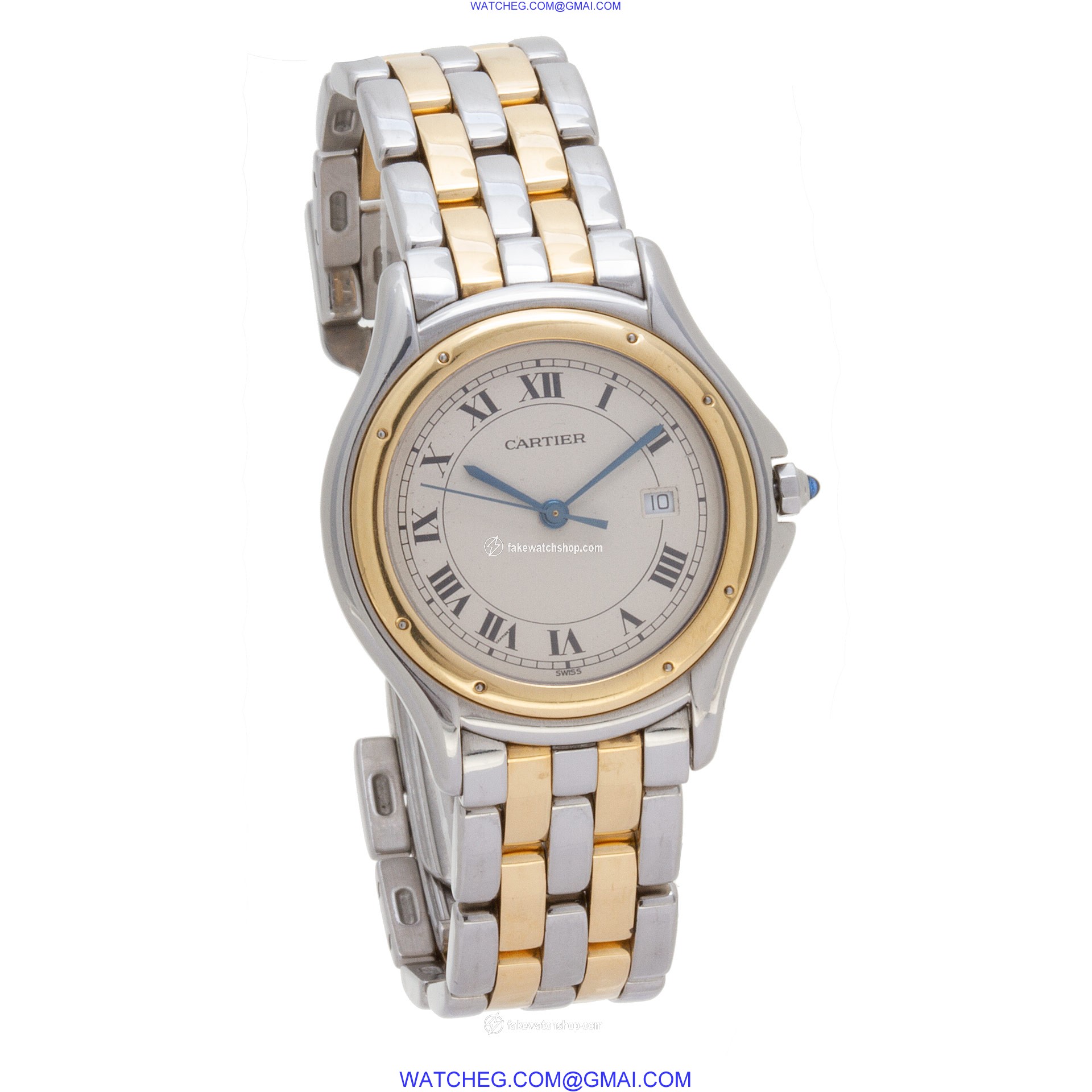 Cartier 17904 Cougar Quartz Unisex Stainless Steel 4