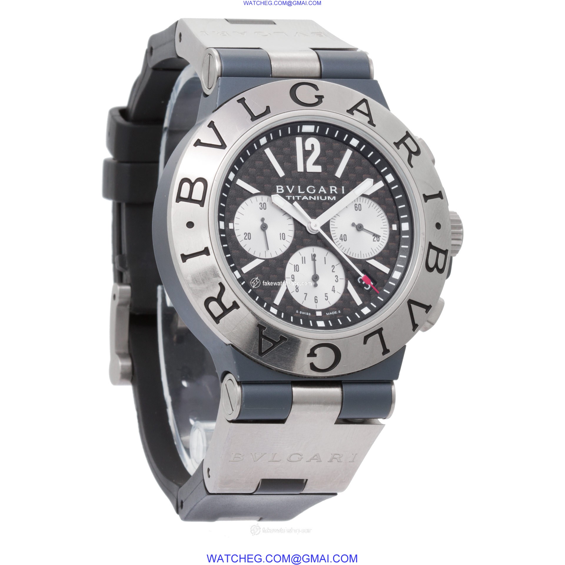 Bvlgari TI44BTAVTDCH/SLN Diagono Automatic Male Titanium 4