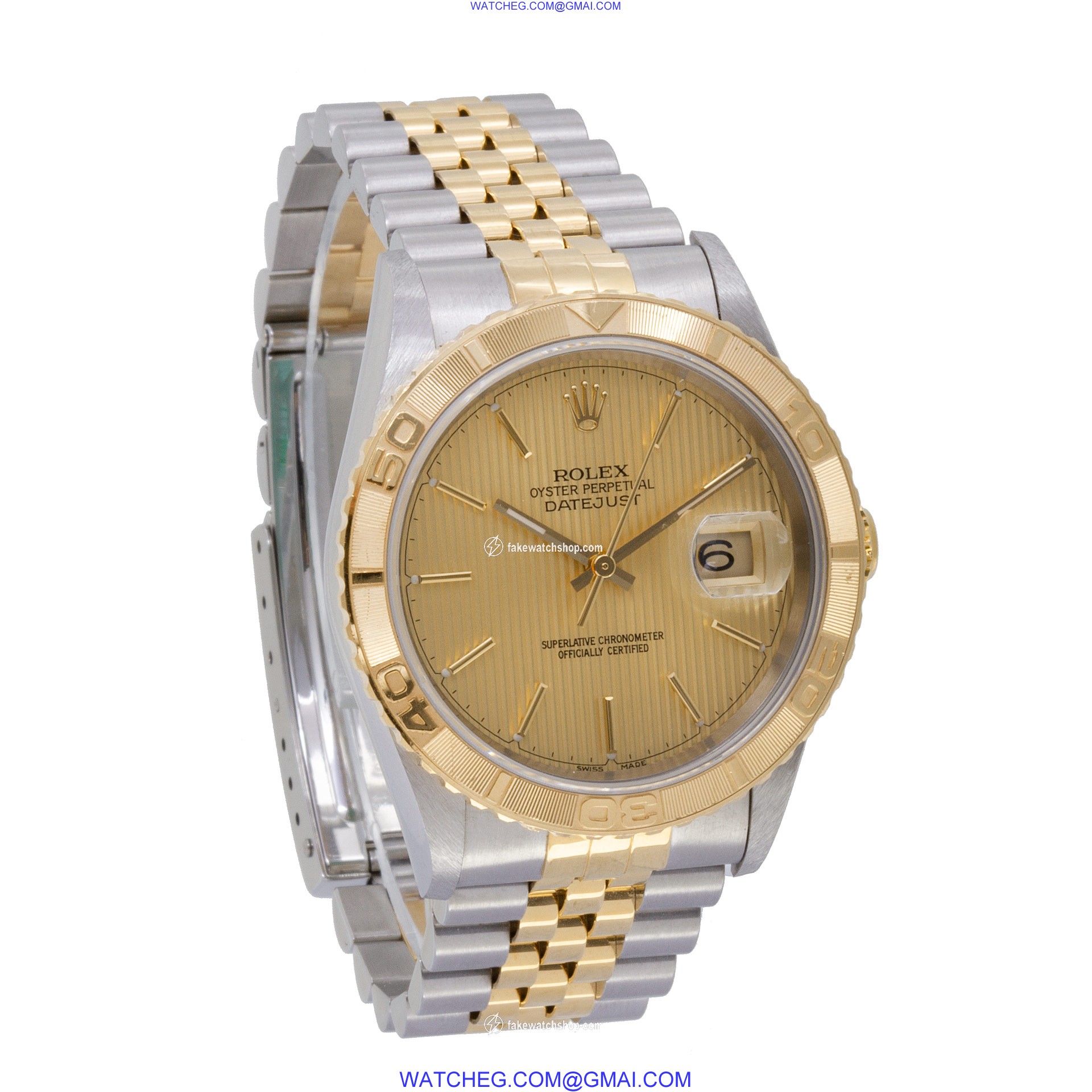 Rolex 16263 Datejust Automatic Unisex 18k gold & Stainless Steel 4