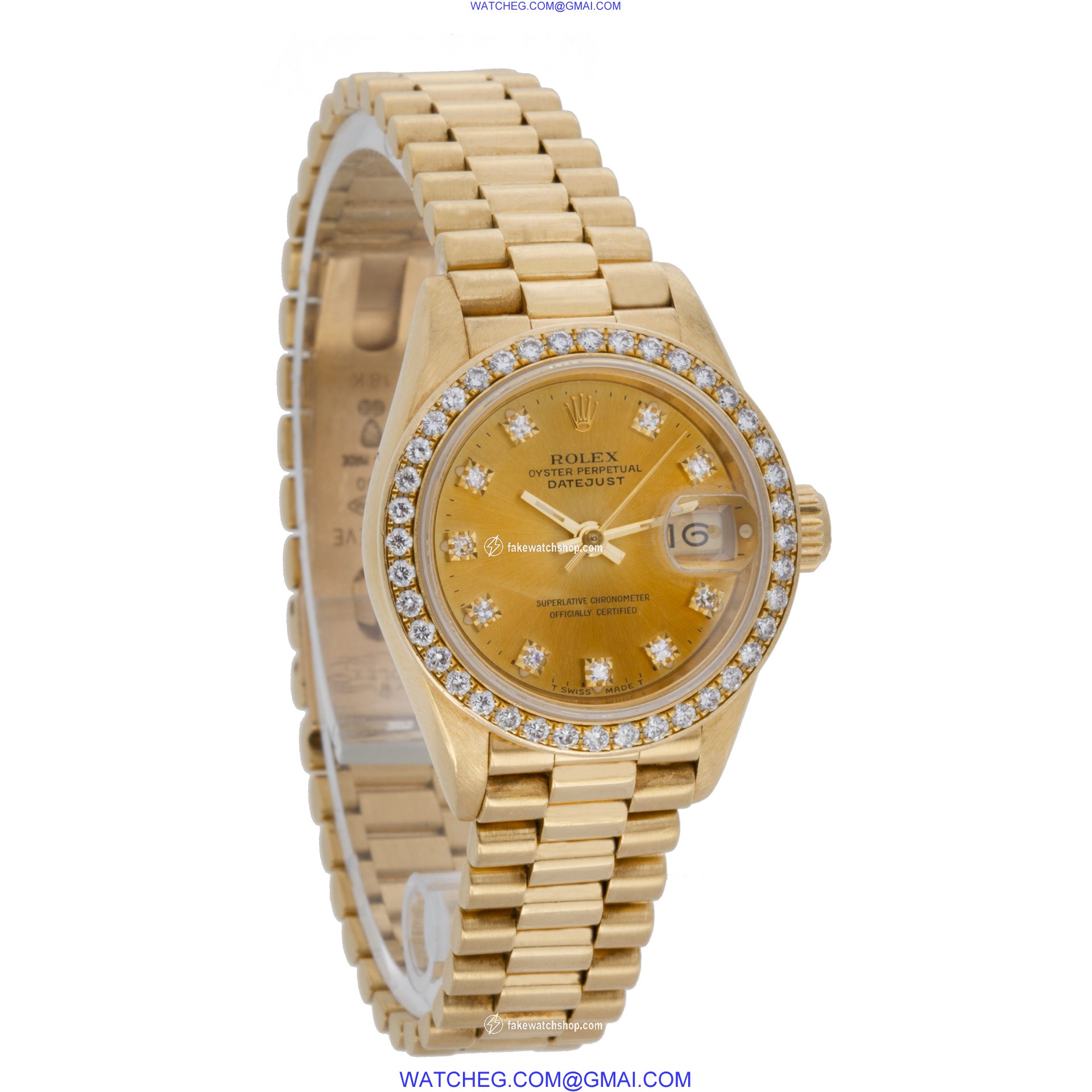 Rolex 69178 Datejust Automatic Female 18k yellow gold 4