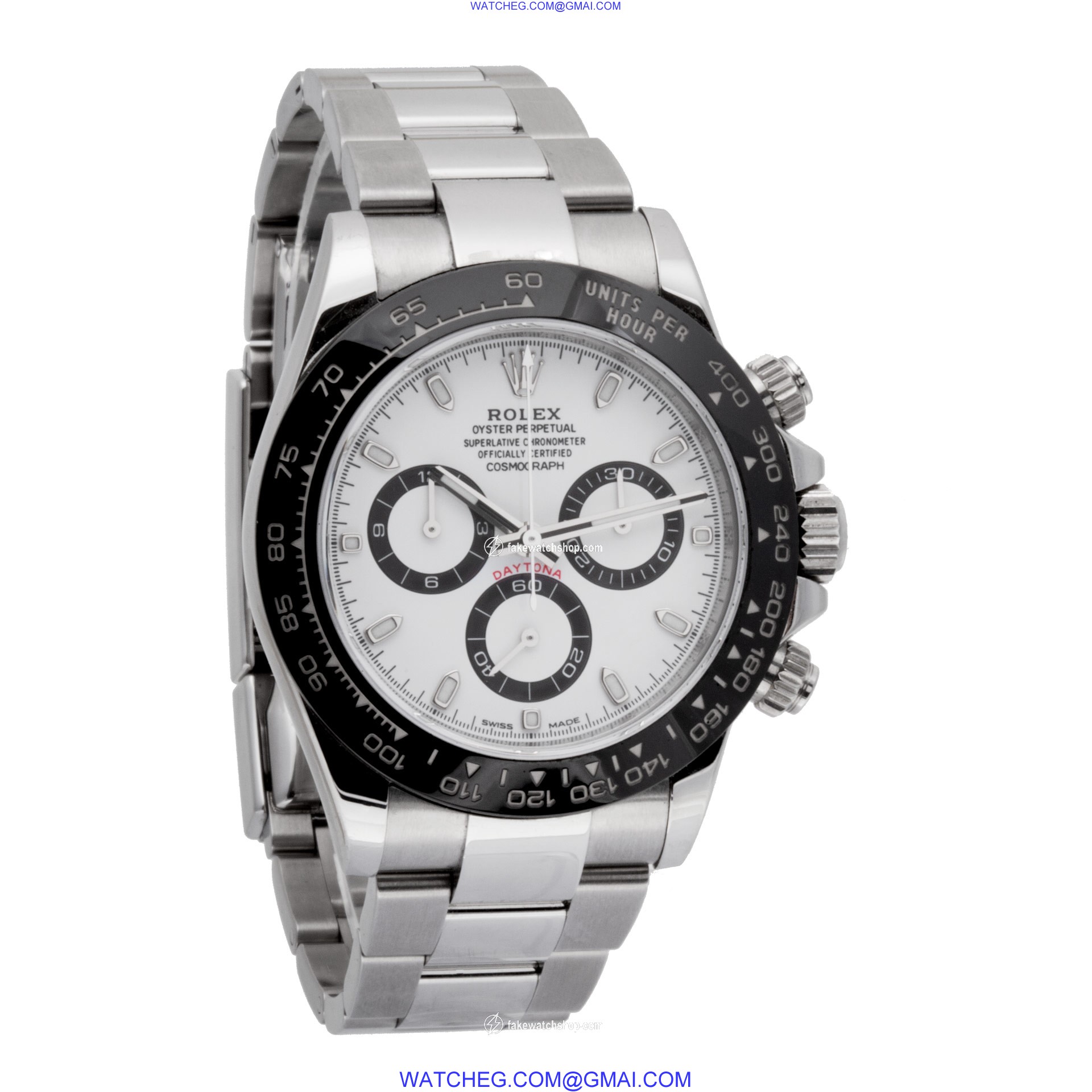 Rolex 116500W Daytona Automatic Unisex Stainless Steel 4