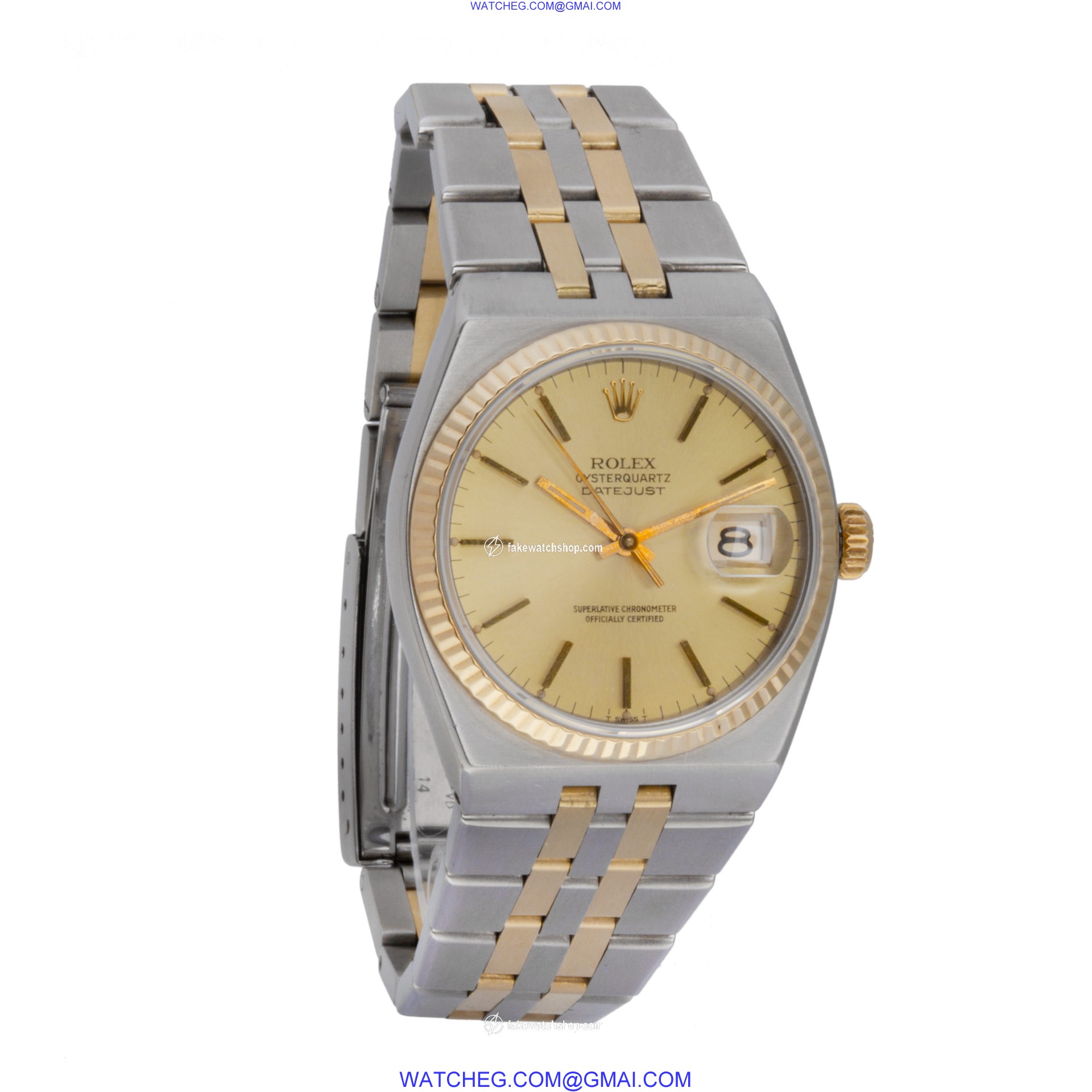 Rolex 17013 Datejust Quartz Male Stainless Steel 4