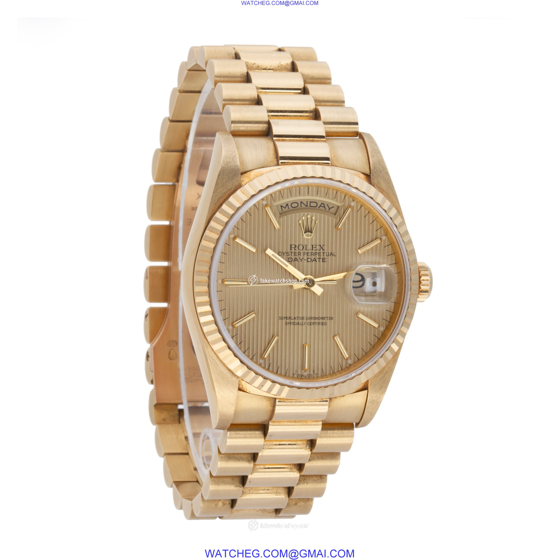 Rolex 18238 Day-Date Automatic Male 18k Yellow Gold 4