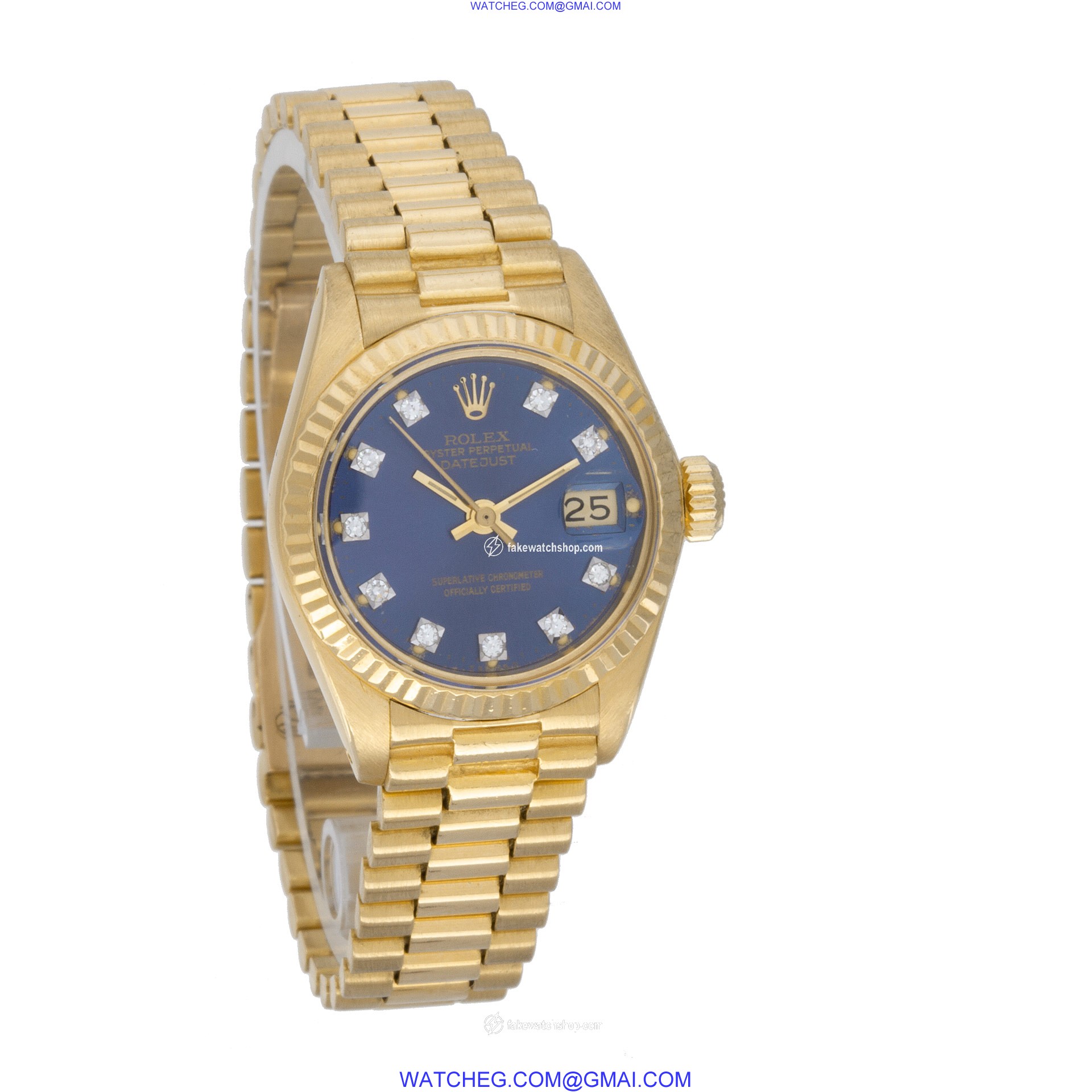 Rolex 6917 Datejust Automatic Female 18k Yellow Gold 4