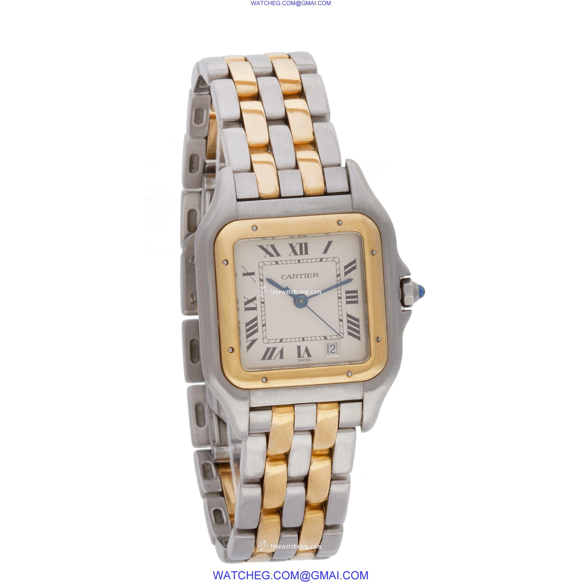 Cartier W25028B6 Panthere Quartz Male Stainless Steel 4