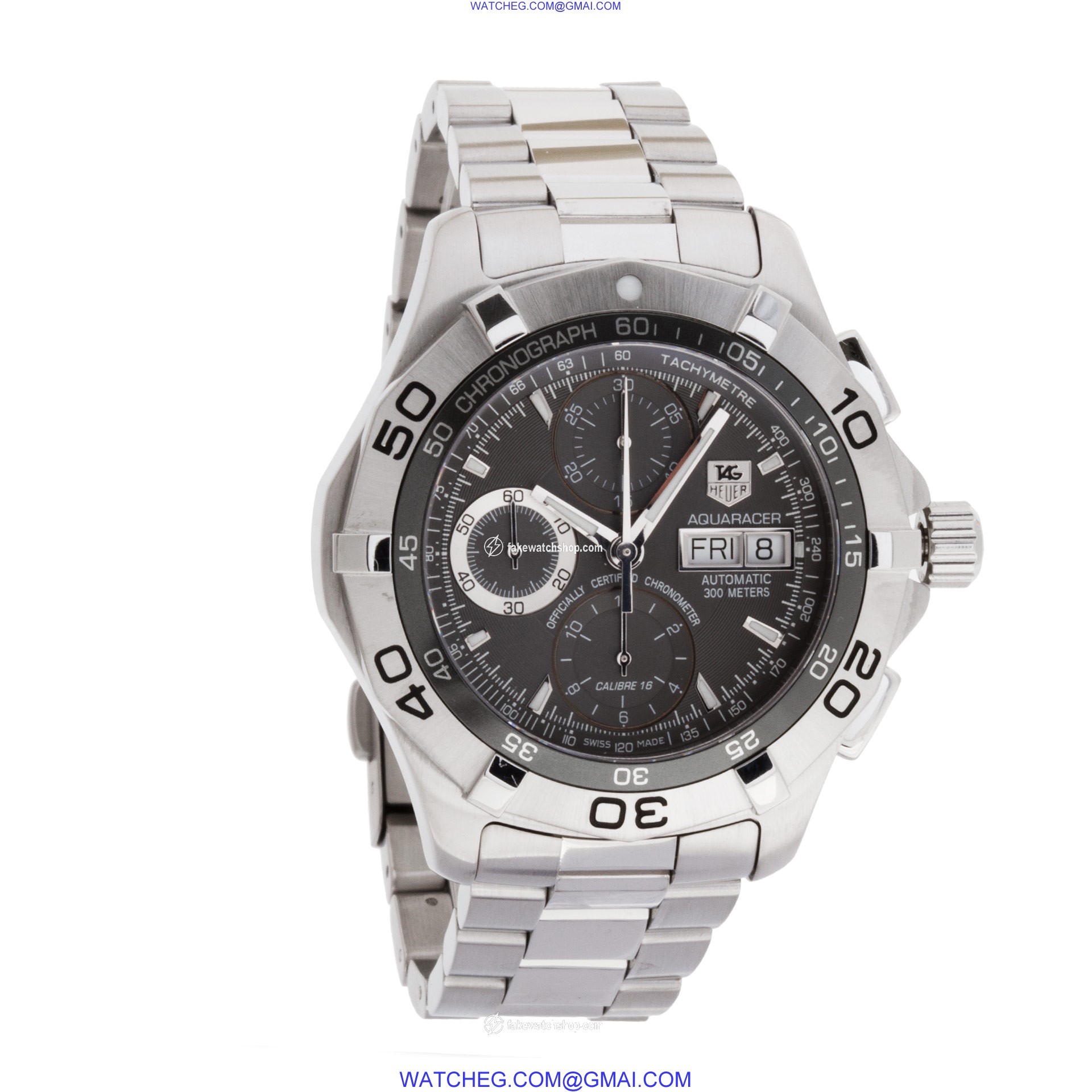 Tag Heuer caf5011 Aquaracer Automatic Male Stainless Steel 4