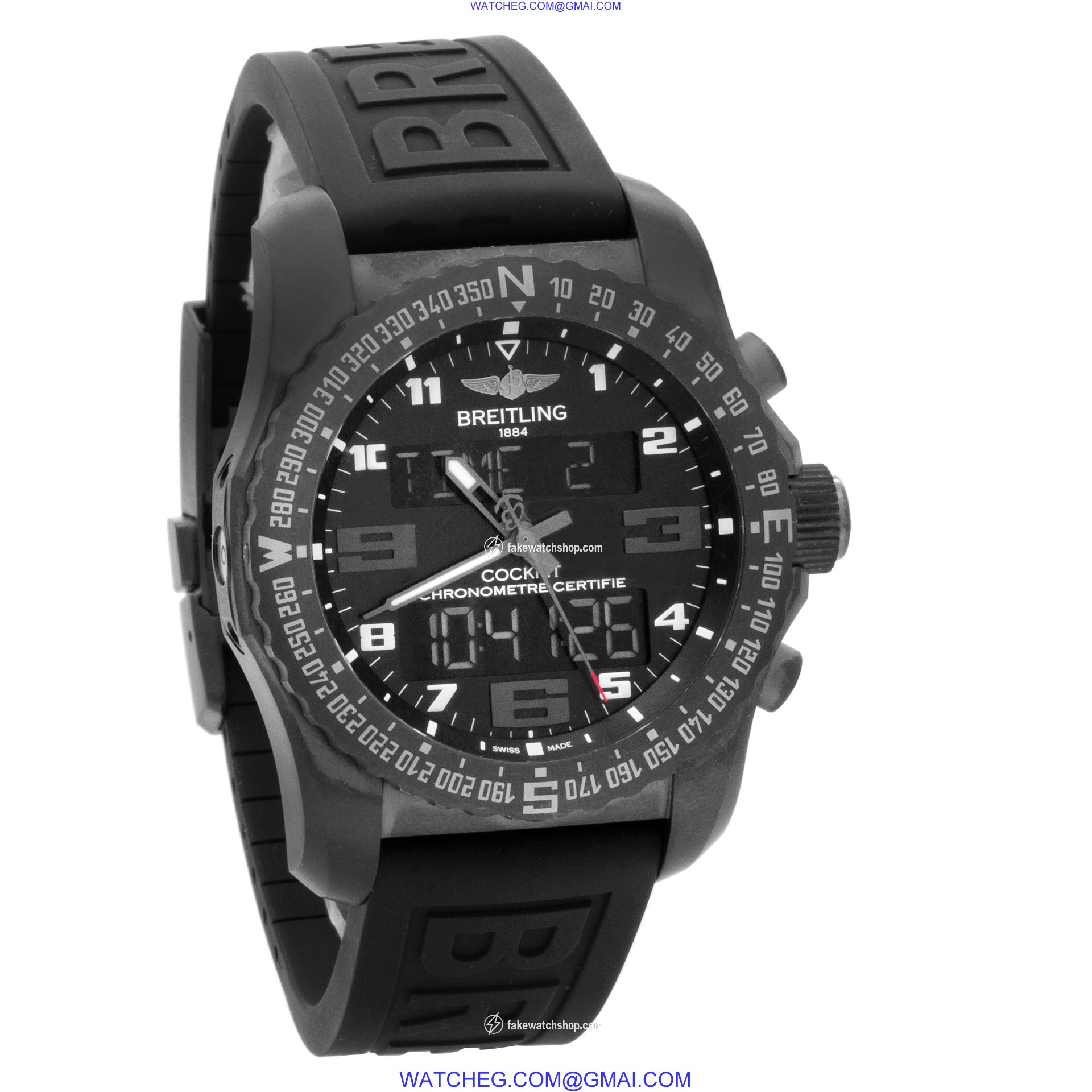 Breitling VB5010 Cockpit Quartz Male Titanium 4