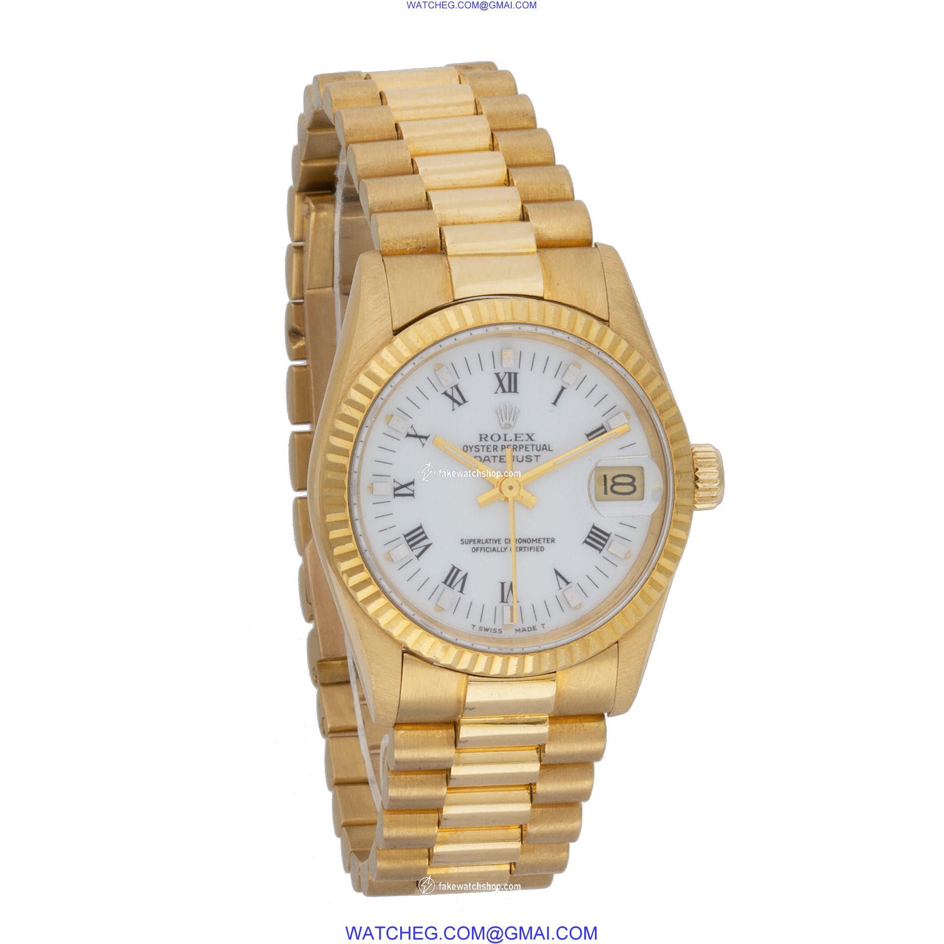 Rolex 68278 Datejust Automatic Unisex 18k yellow gold 4