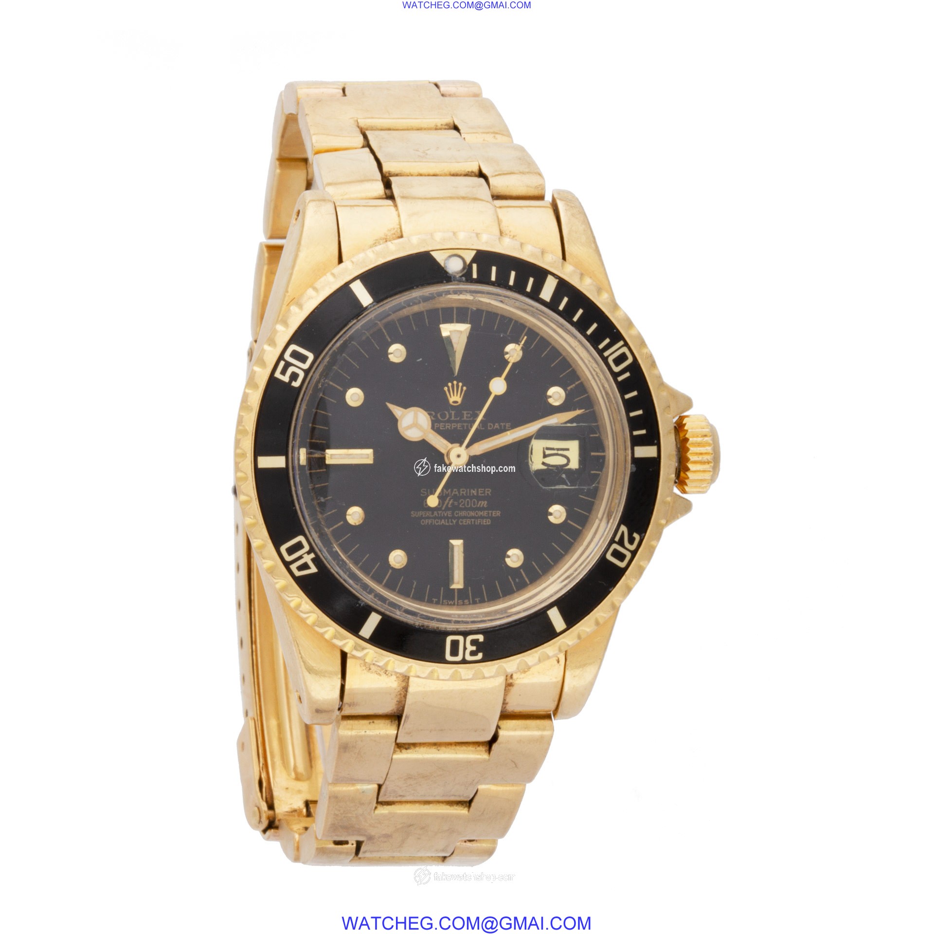 Rolex 1680 Submariner Automatic Male 18k yellow gold 4