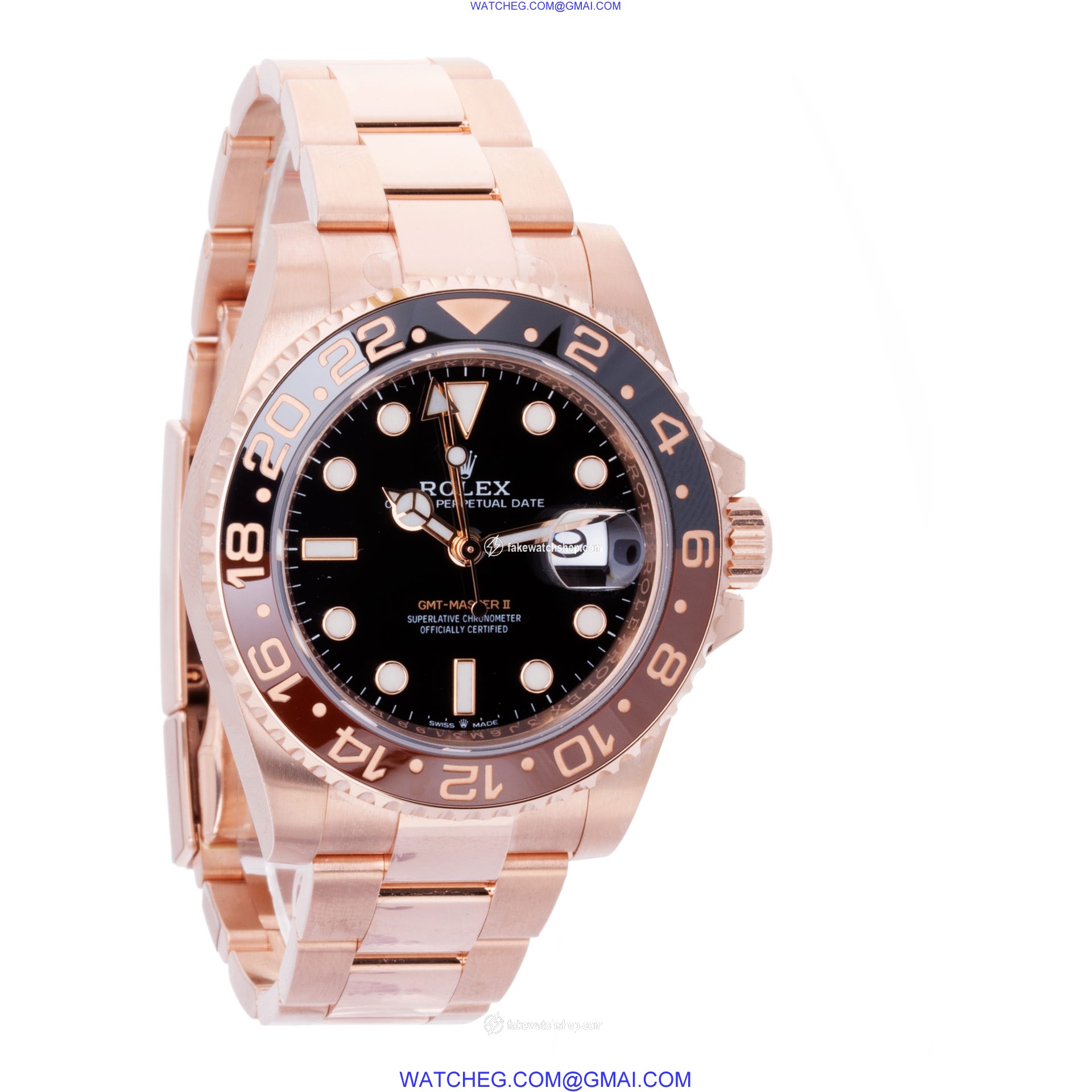 Rolex 126715chnr GMT-Master II Automatic Male 18k rose gold 4