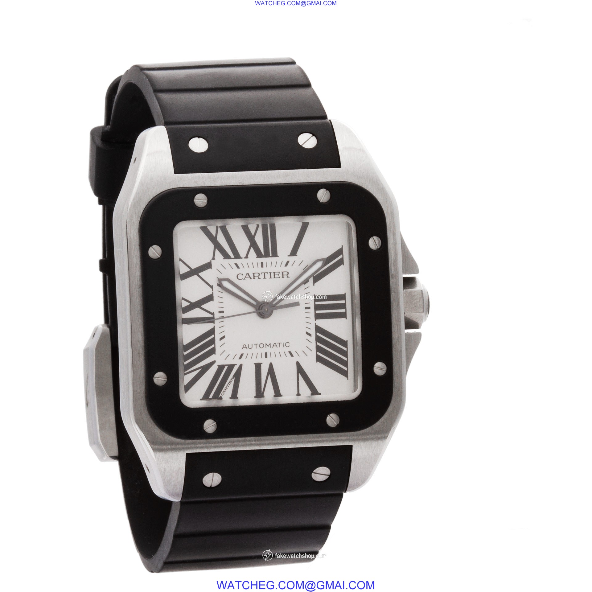 Cartier W20121U2 Santos 100 Automatic Male Stainless Steel 4