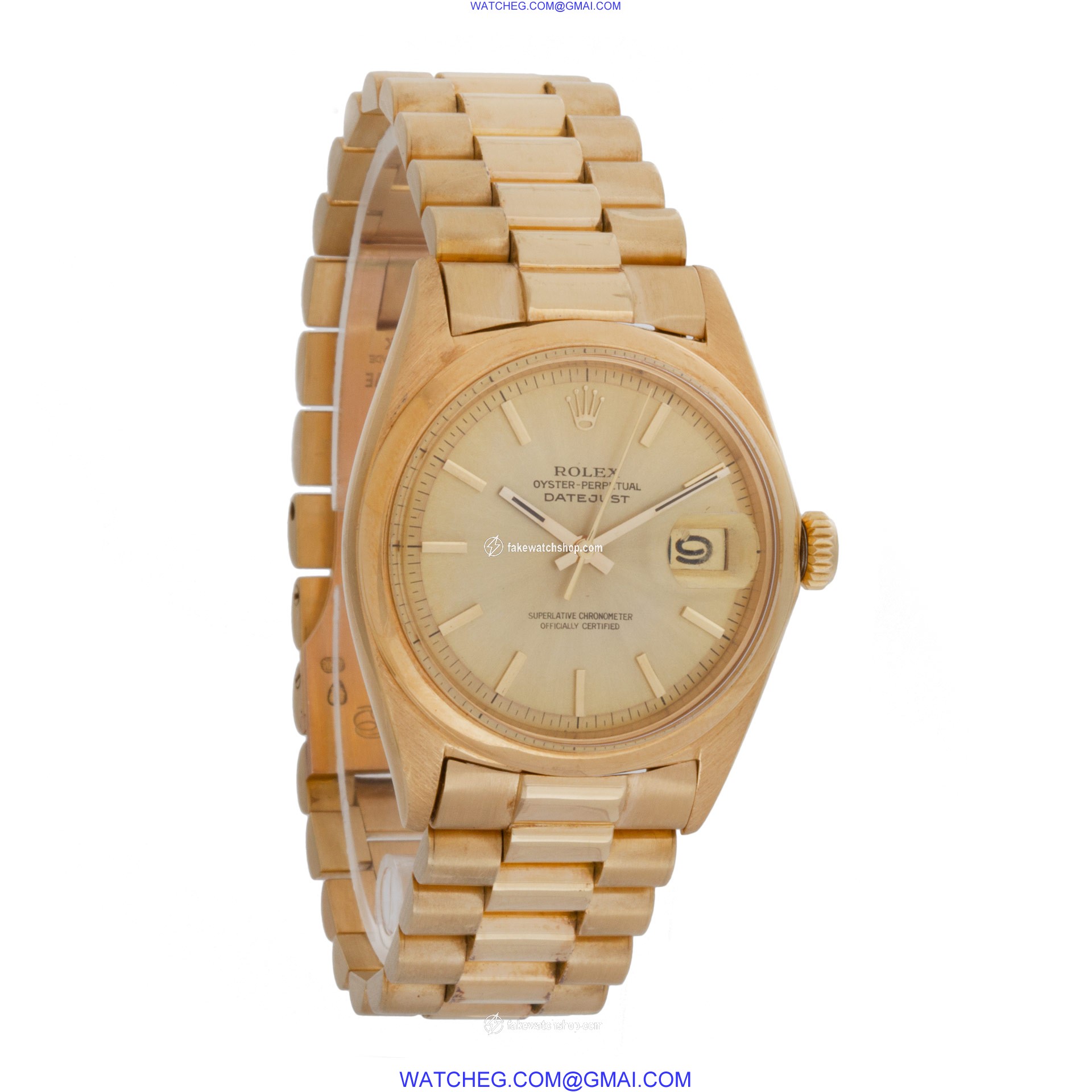 Rolex 1602 Datejust Automatic Male 18k yellow gold 4