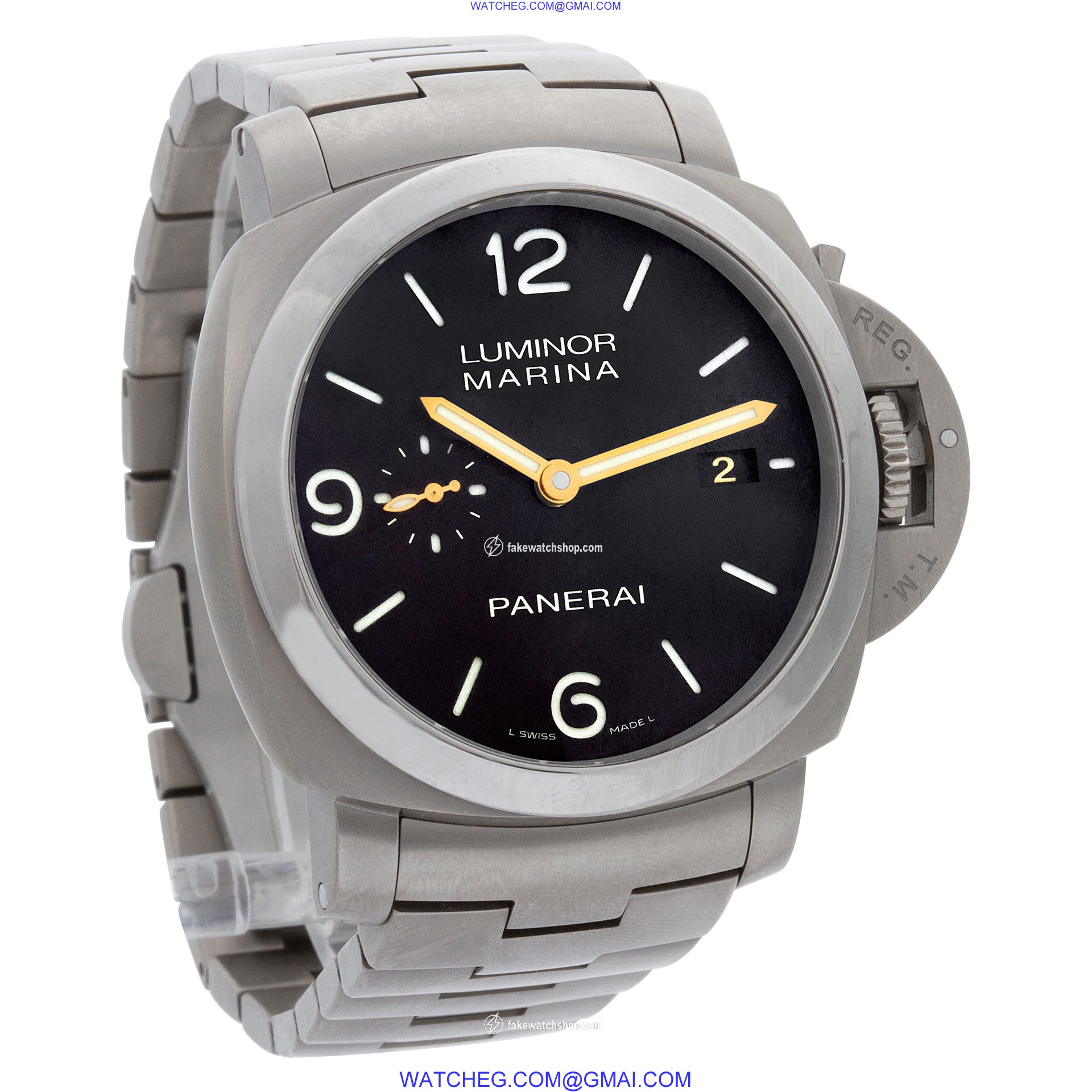 Panerai PAM00352 Luminor Marina Automatic Male Titanium 4