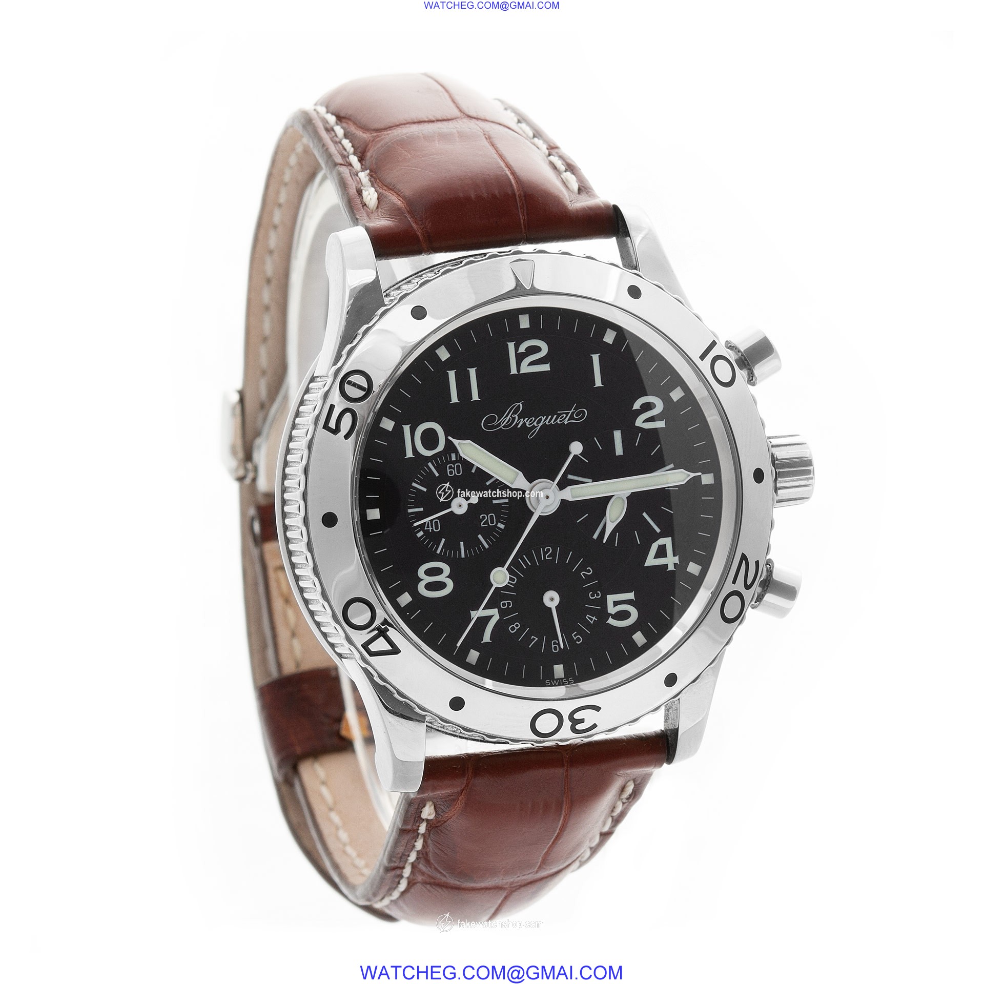 Breguet 3800 ST.929 W6 Aeronavale Automatic Male Stainless Steel 4
