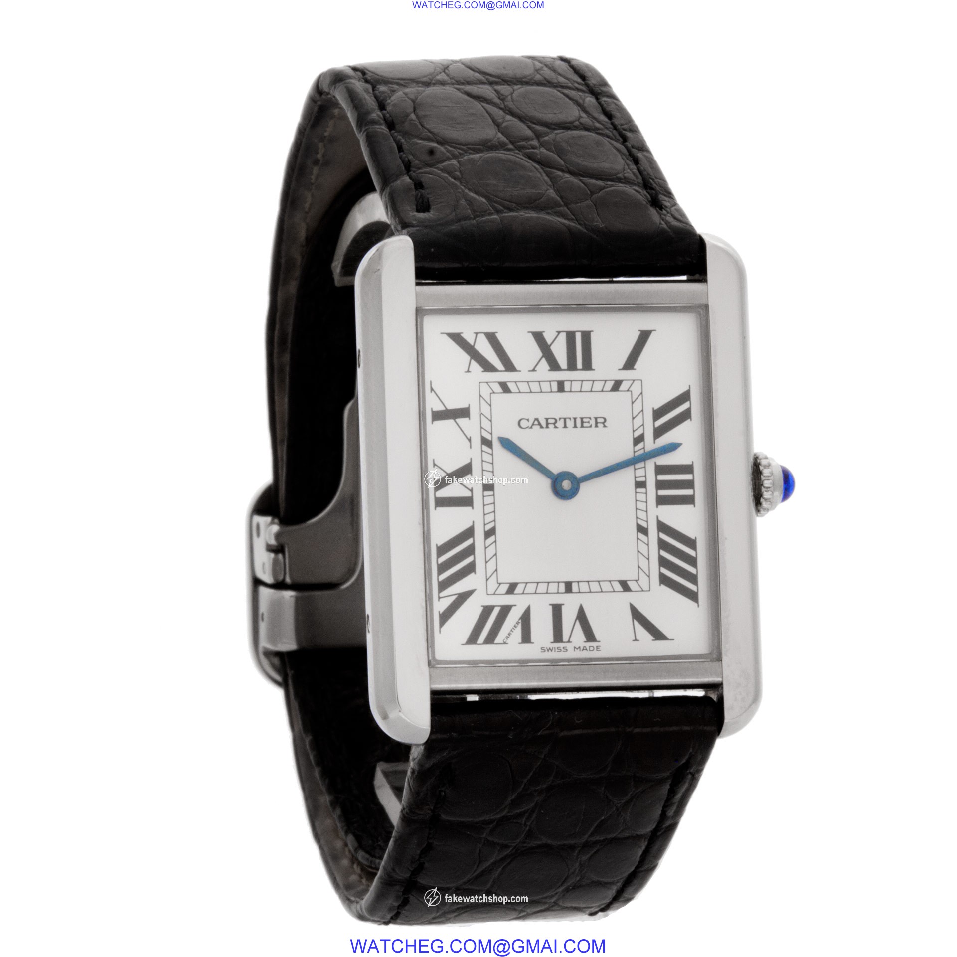 Cartier WSTA0028 Tank Solo Quartz Unisex Stainless Steel 4