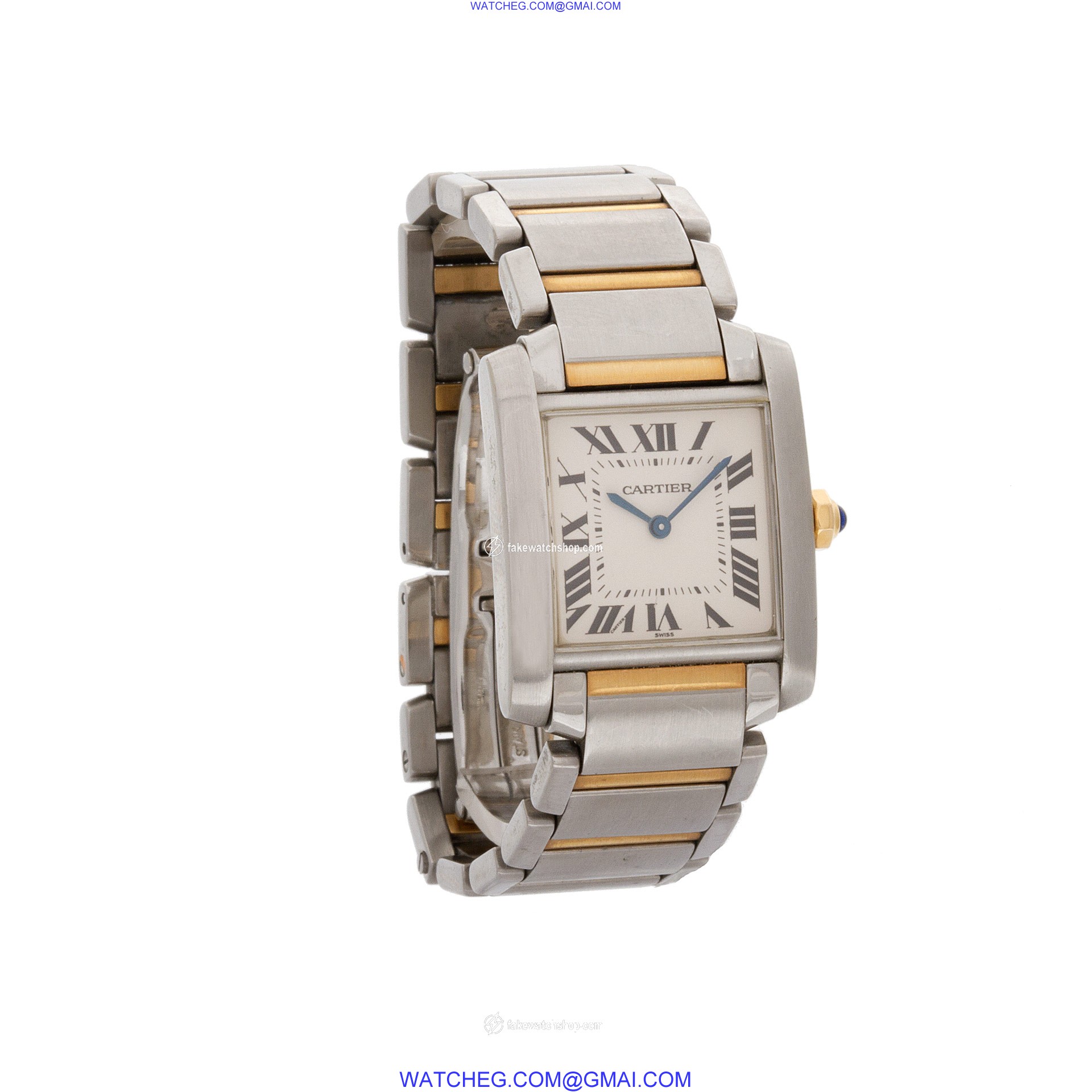 Cartier W2TA0003 Tank Francaise Quartz Female Stainless Steel 4