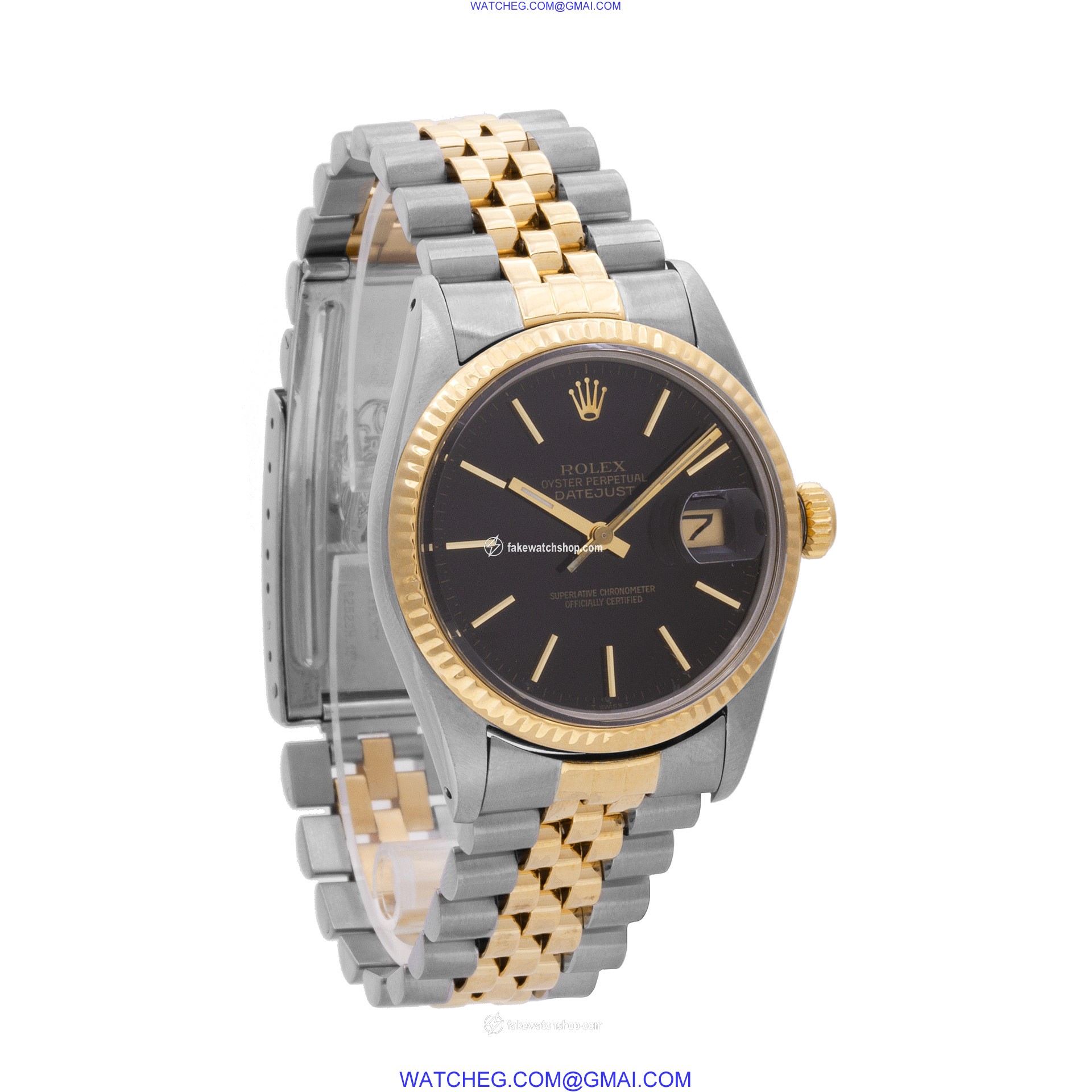 Rolex 16013 Datejust Automatic Male 18k gold & Stainless Steel 4