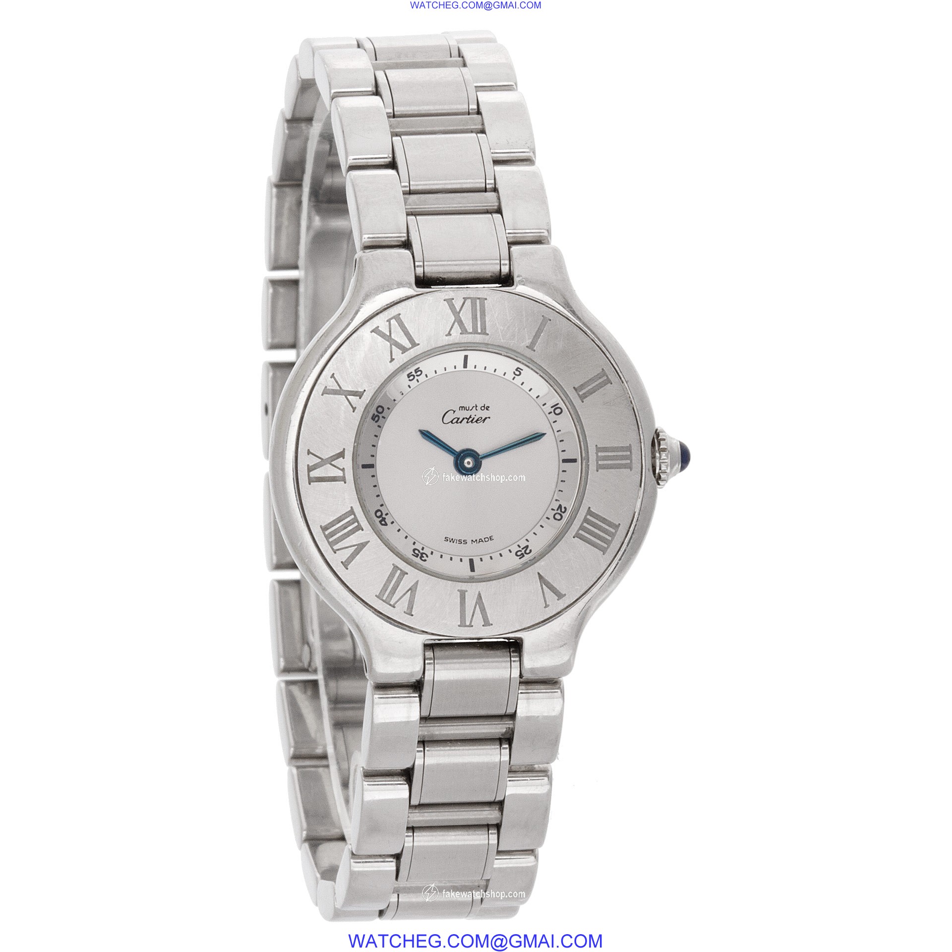 Cartier 1340 21 Quartz Female Stainless Steel 4