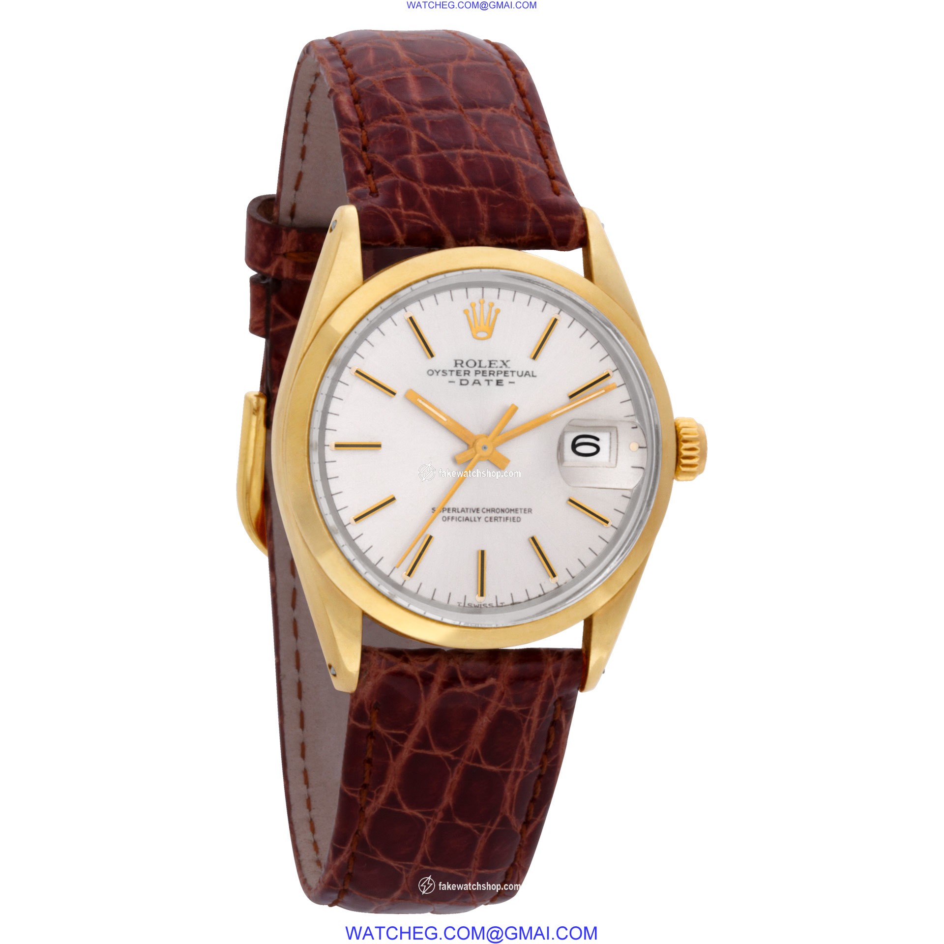 Rolex 1550 Date Automatic Unisex gold capped & stainless steel 4