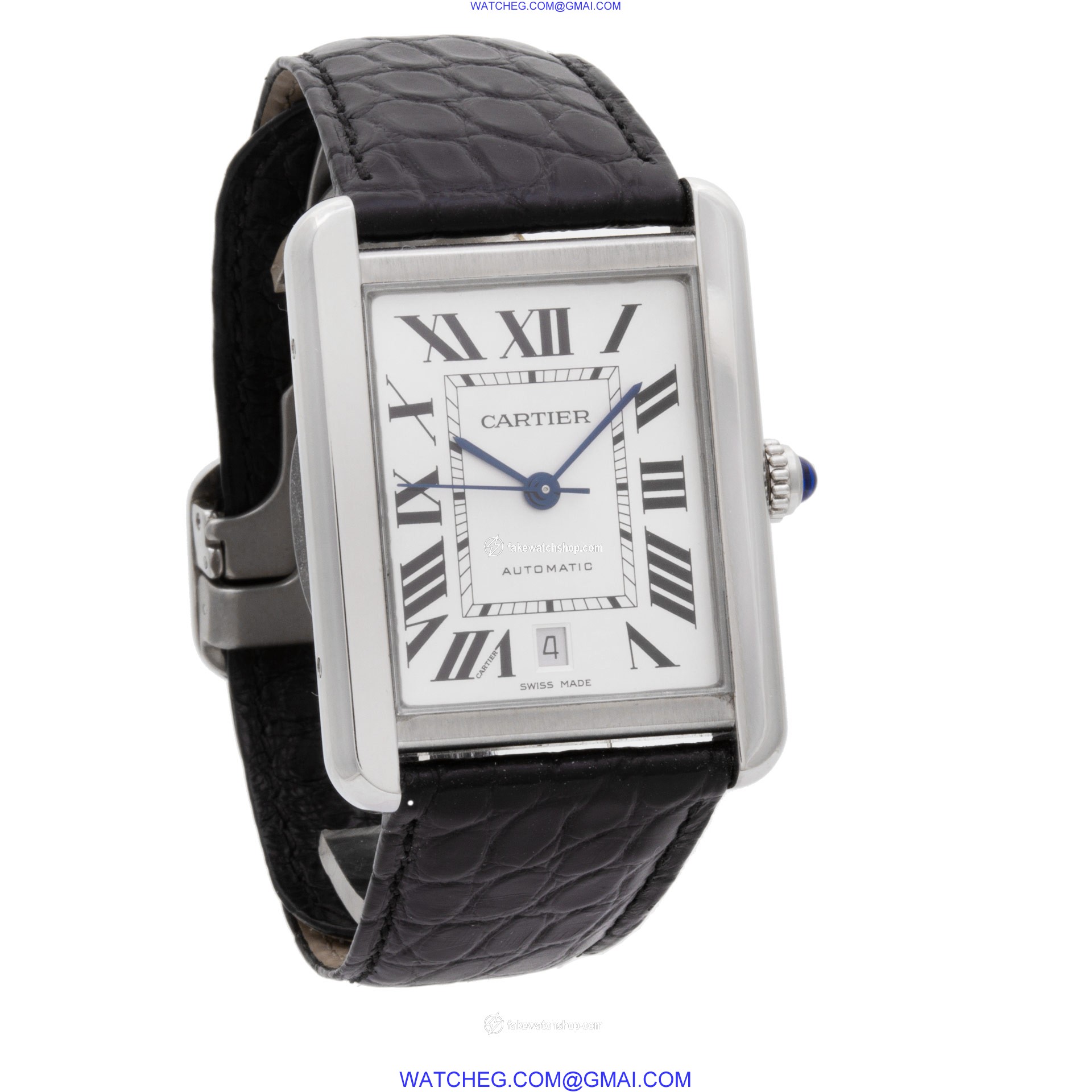 Cartier W5200027 Tank Solo Automatic Male Stainless Steel 4