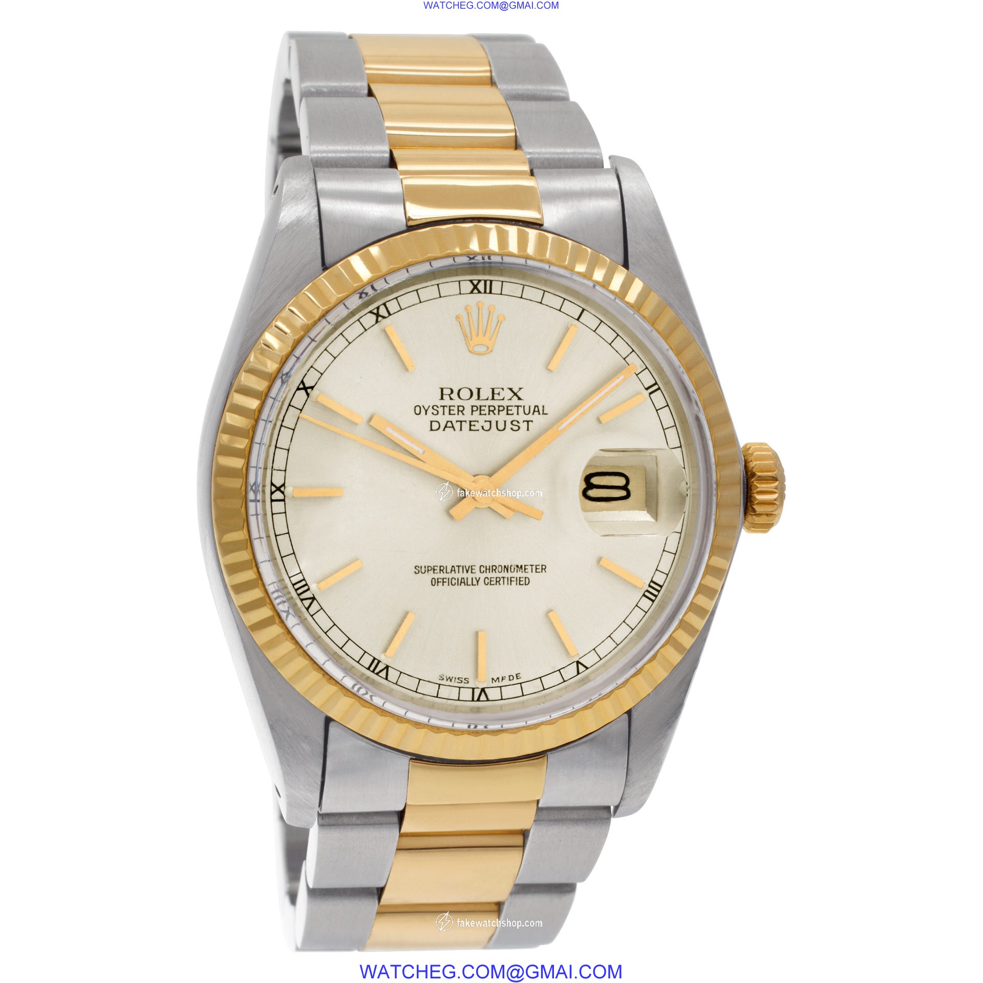 Rolex 16000 Datejust Automatic Male 18k gold & Stainless Steel 4