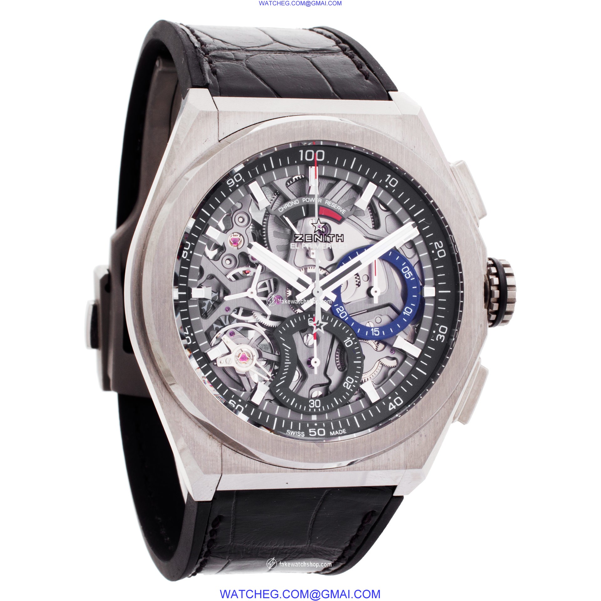 Zenith 95.9000.9004/78.R582 El Primero Automatic Male Titanium 4