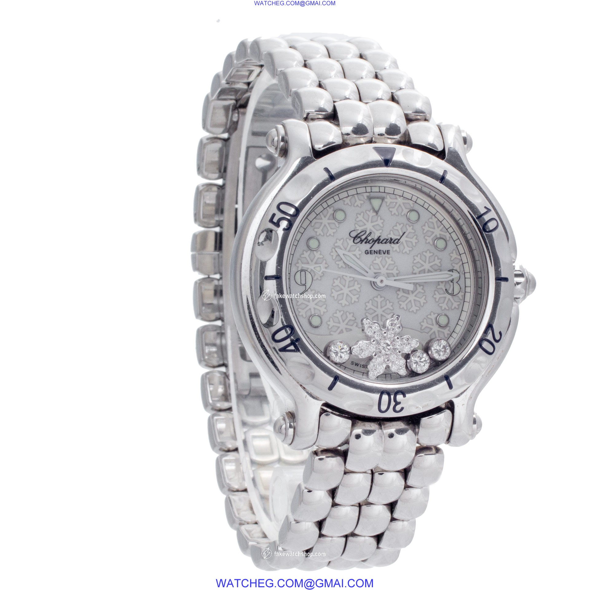 Chopard 8236 Happy Sport Quartz Female Stainless Steel 4