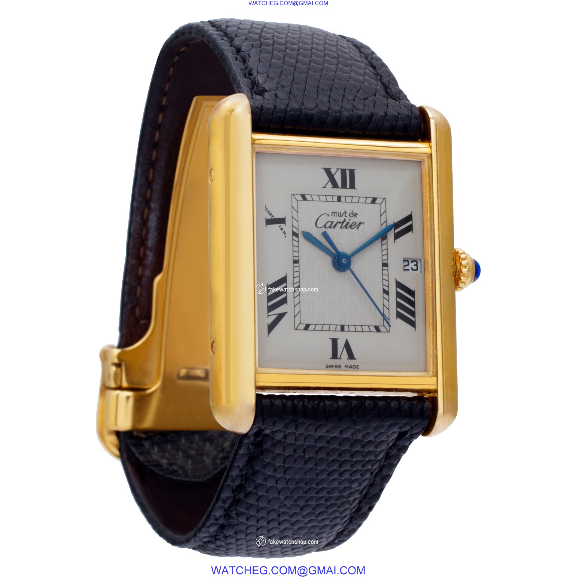 Cartier 2413 Tank Vermeil Quartz Unisex Vermeil 4