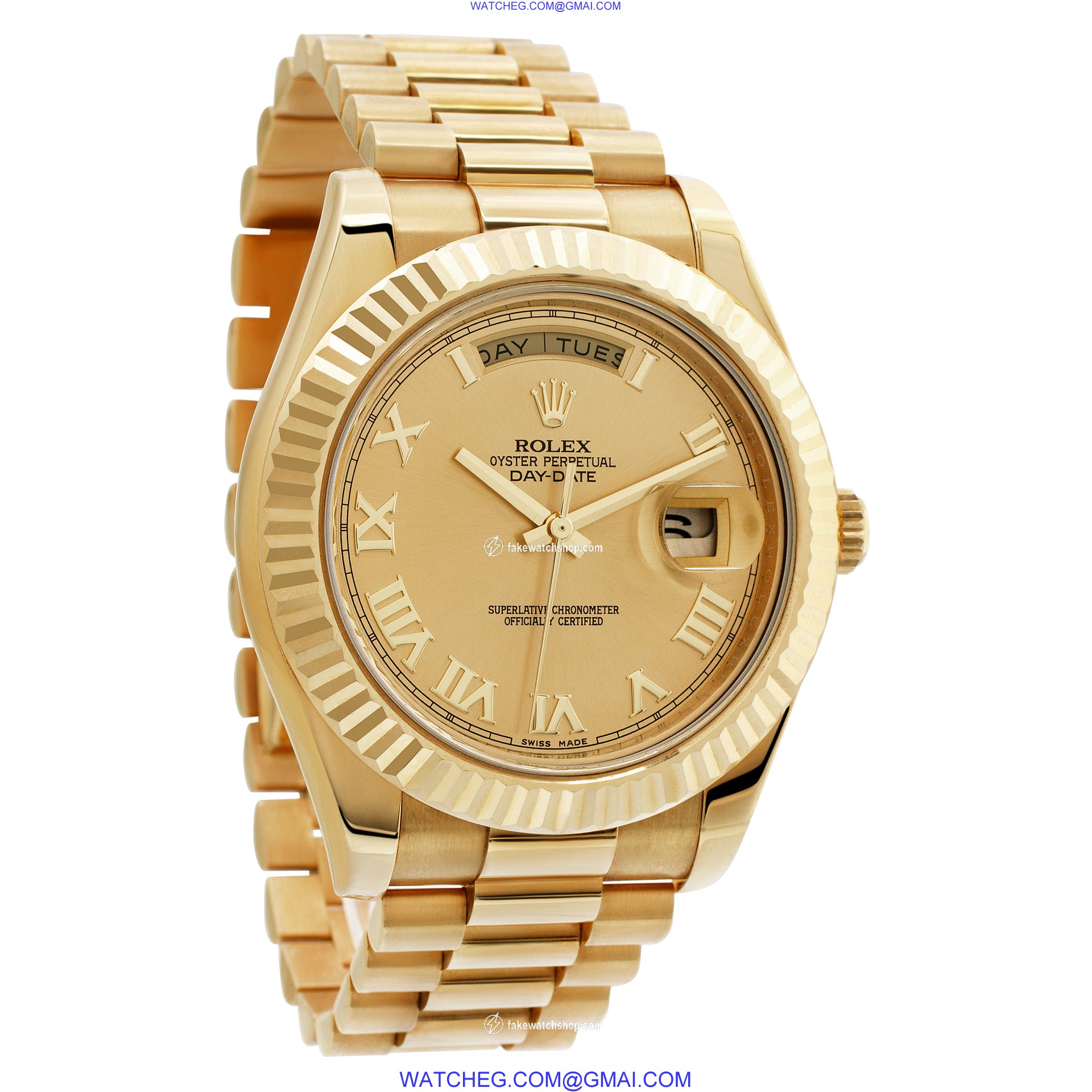 Rolex 218238 Day-Date II Automatic Male 18k yellow gold 4