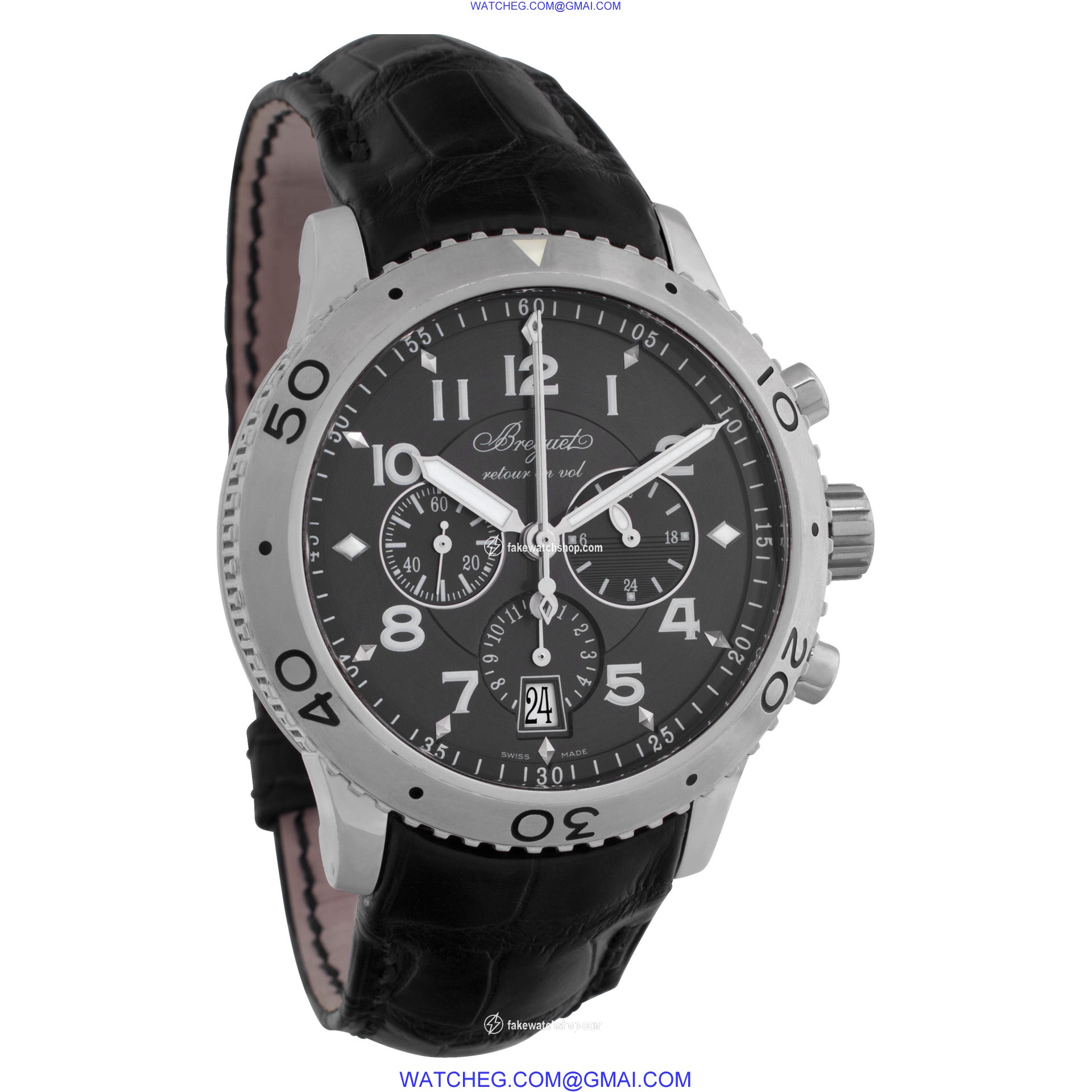 Breguet 3810st/92/9zu Chronograph Automatic Male Stainless Steel 4