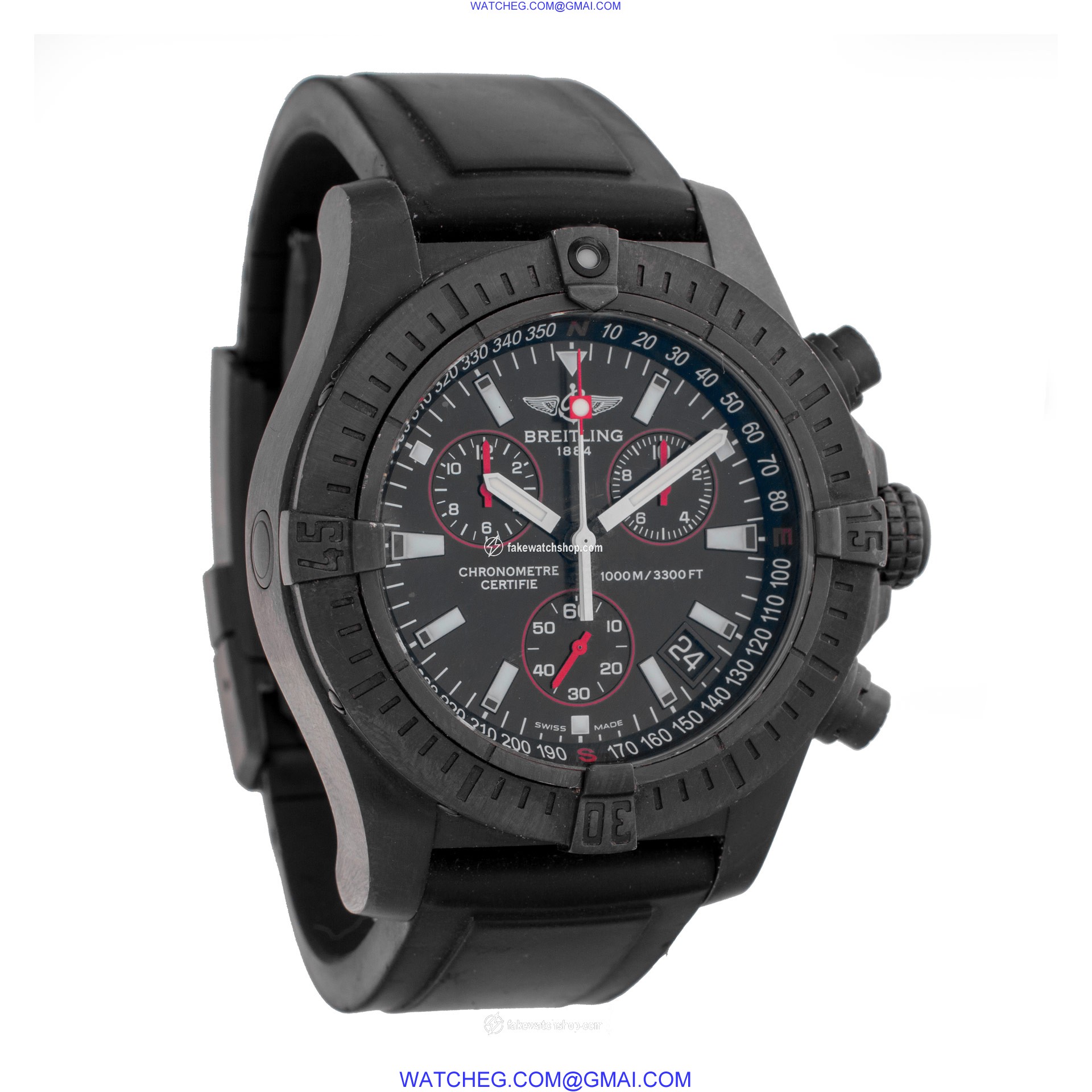 Breitling M73390 Super Avenger Quartz Male PVD steel 4