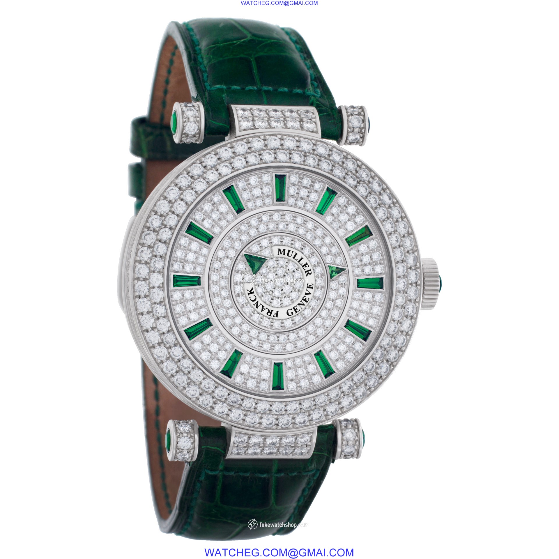 Franck Muller DM39D2RCD Double mystery Automatic Unisex 18k White Gold 4
