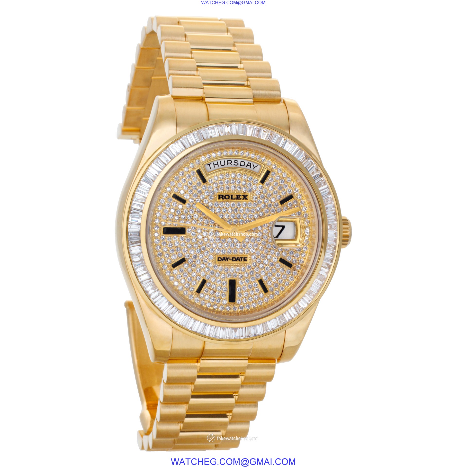 Rolex 218238 Day-Date Automatic Unisex 18k yellow gold 4