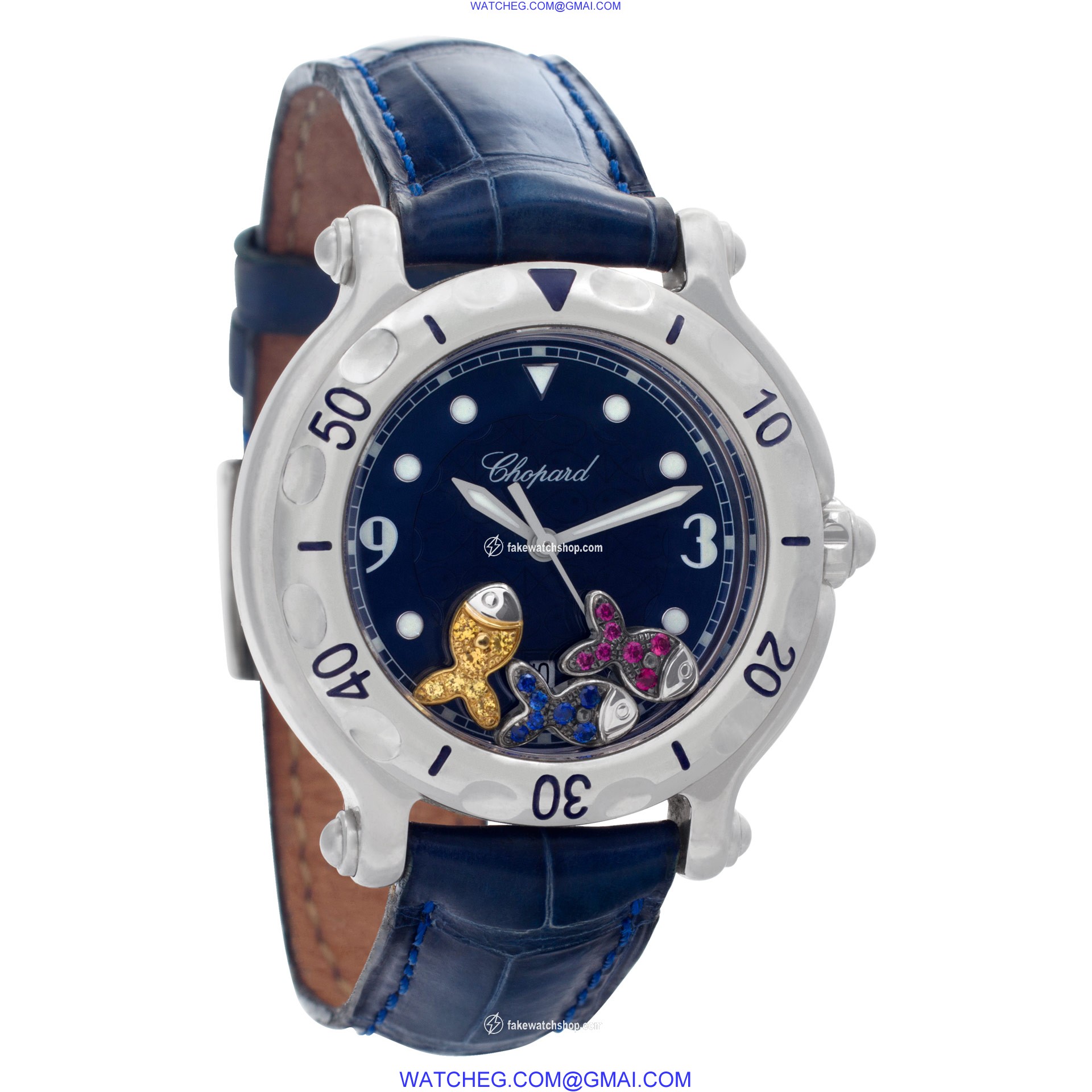 Chopard 27/8921 Happy Fish Quartz Female Stainless Steel 4