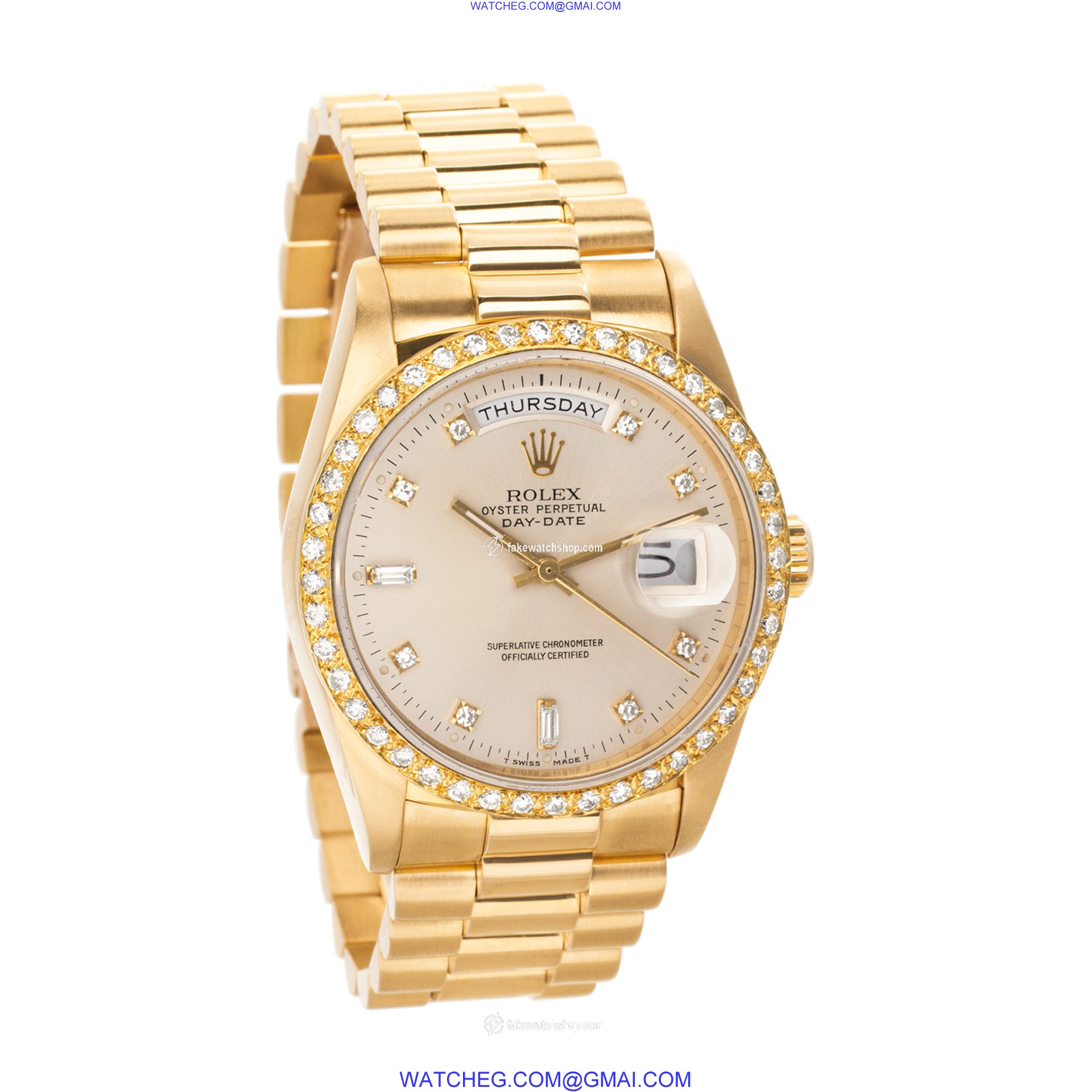 Rolex 18238 Day-Date Automatic Male 18k yellow gold 4