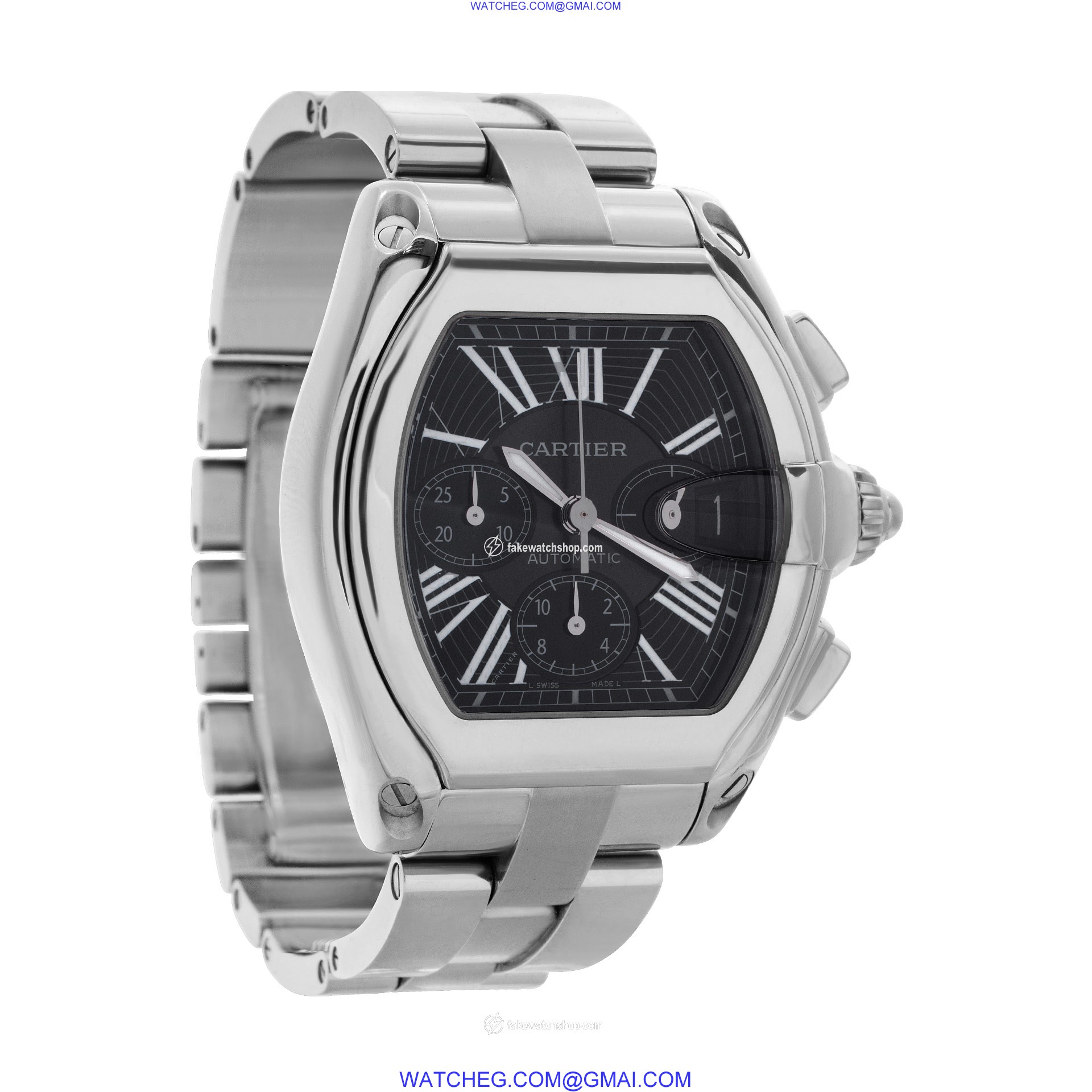 Cartier W62020X6 Roadster Automatic Male Stainless Steel 4