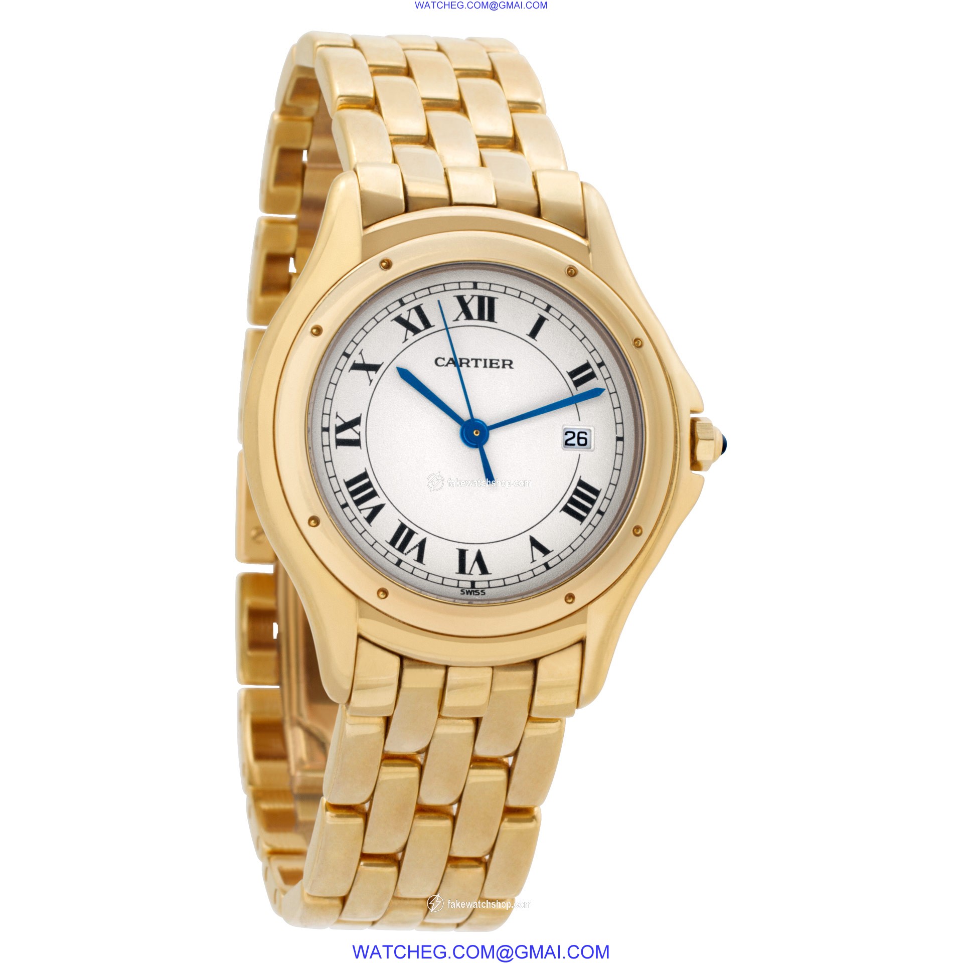 Cartier Cartier 1761 Cougar Quartz Unisex 18k yellow gold 4