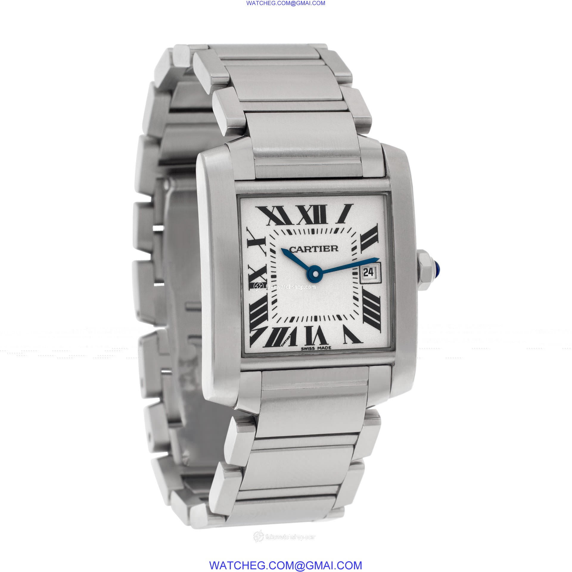 Cartier W51011Q3 Tank Francaise  Female Stainless Steel 4