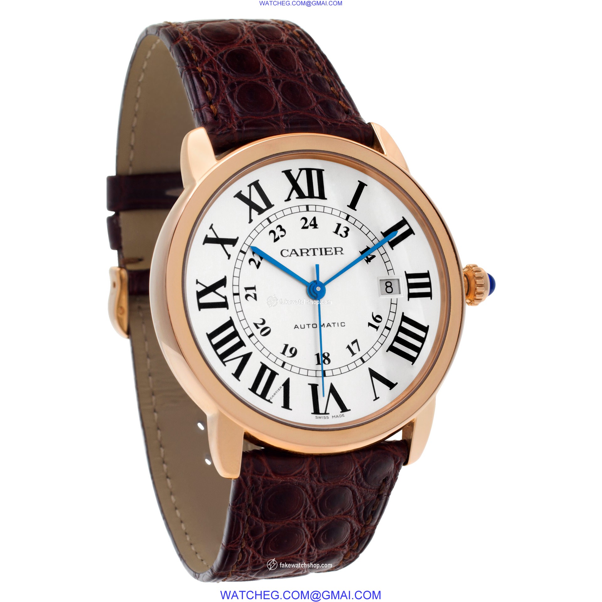 Cartier W6701009 Ronde Solo Automatic Unisex 18k Pink Gold & Stainless Steel 4