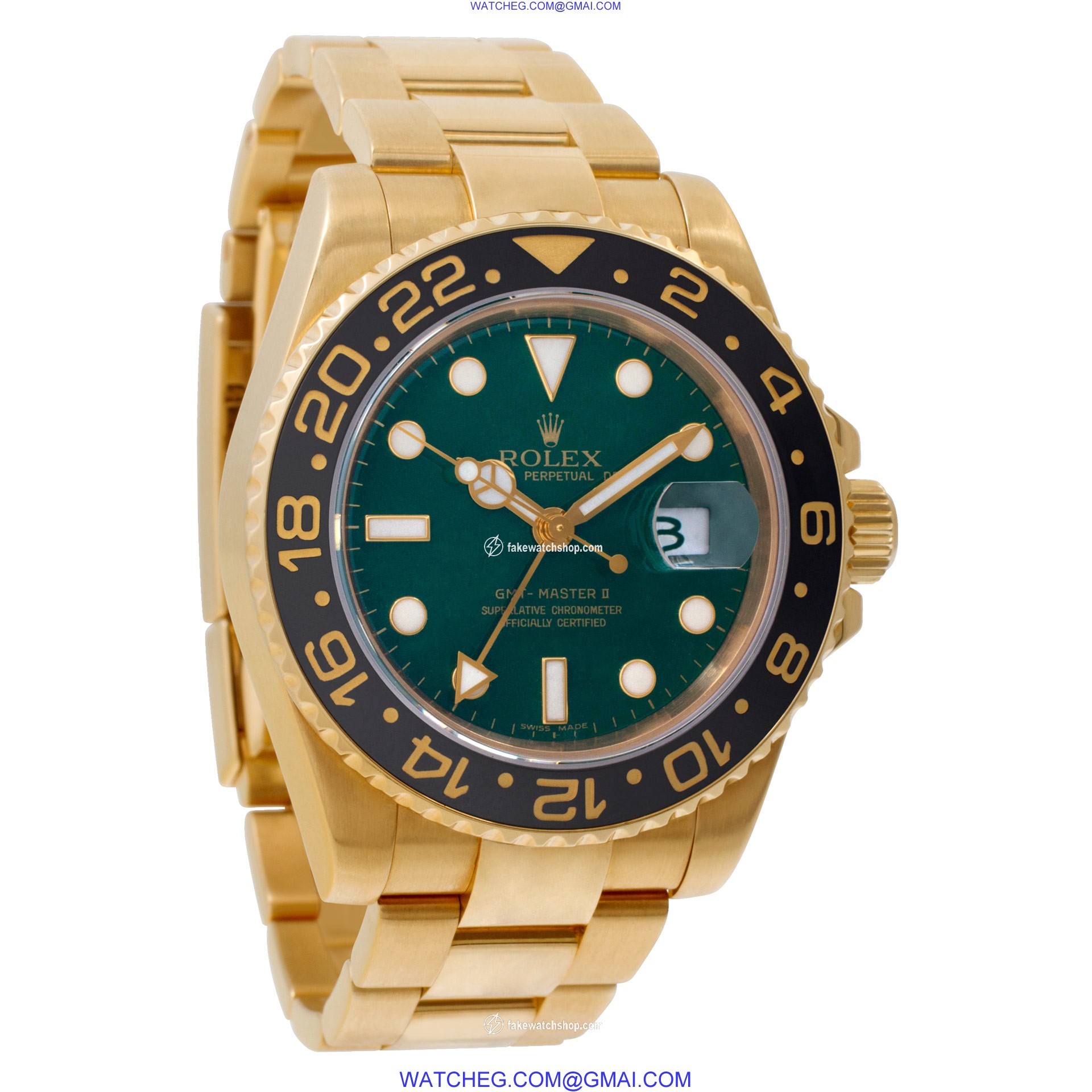Rolex 116718 GMT-Master II Automatic Male 18k yellow gold 4