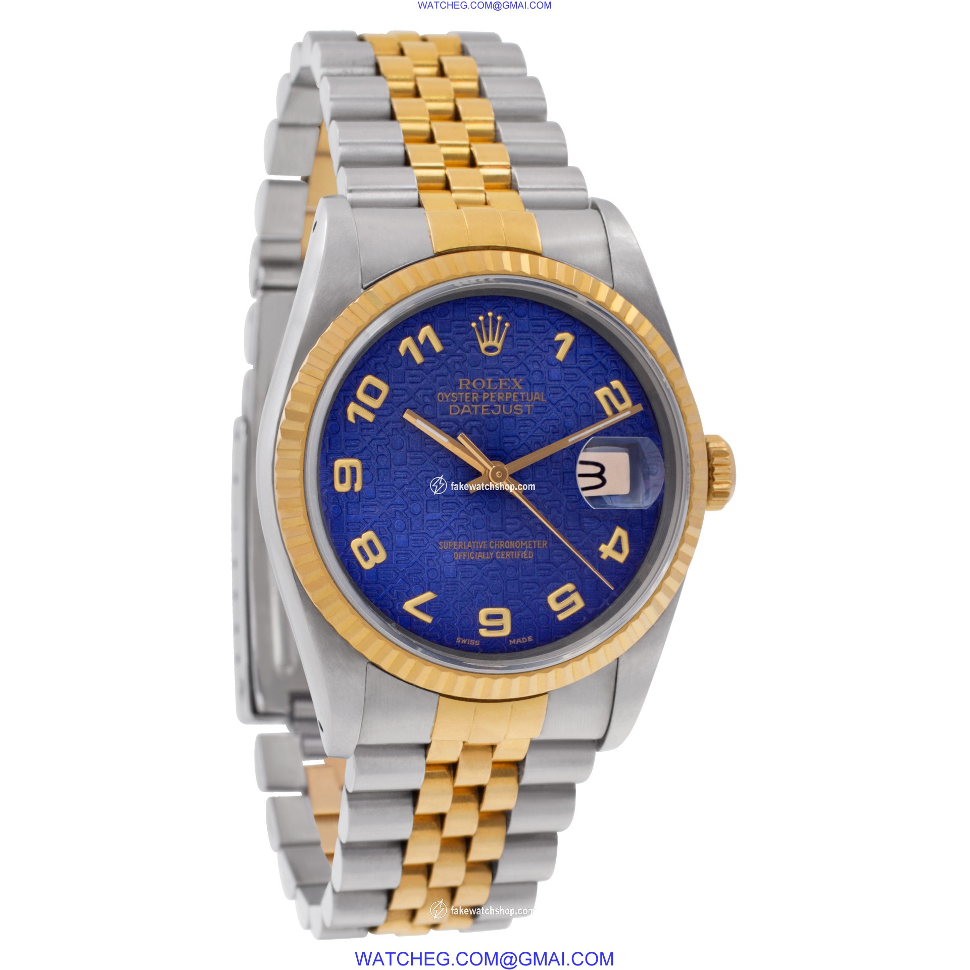 Rolex 16233 Datejust Automatic Unisex 18k gold & Stainless Steel 4