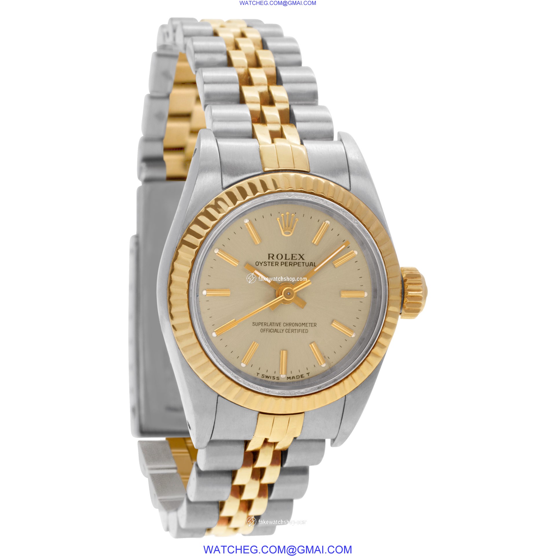 Rolex 67193 Oyster Perpetual Automatic Female 18k gold & Stainless Steel 4