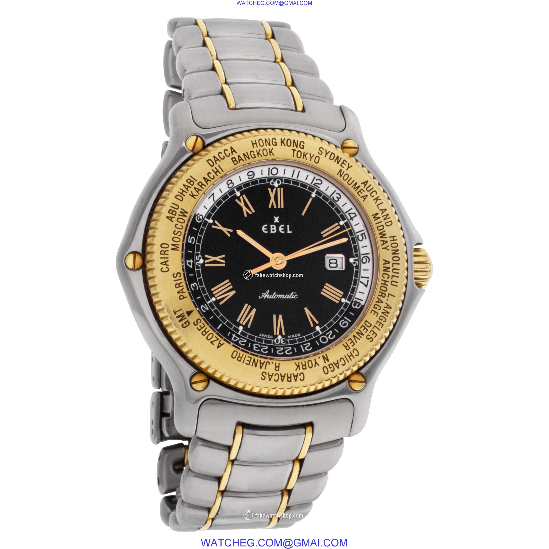 Ebel 1124913 Voyager Automatic Female 18k gold & Stainless Steel 4