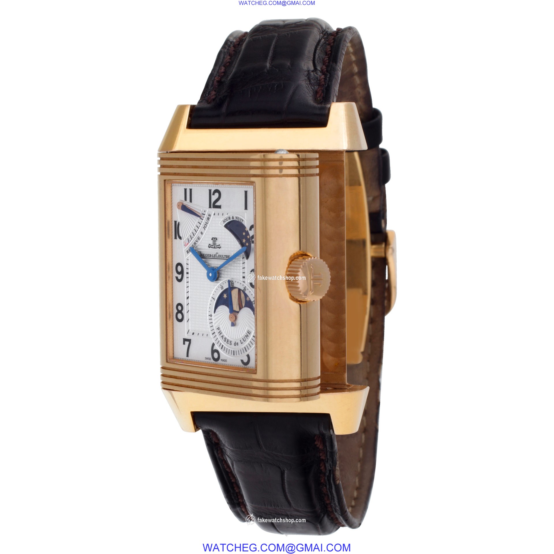 Jaeger LeCoultre Q3042420 Reverso Manual Male 18k rose gold 4