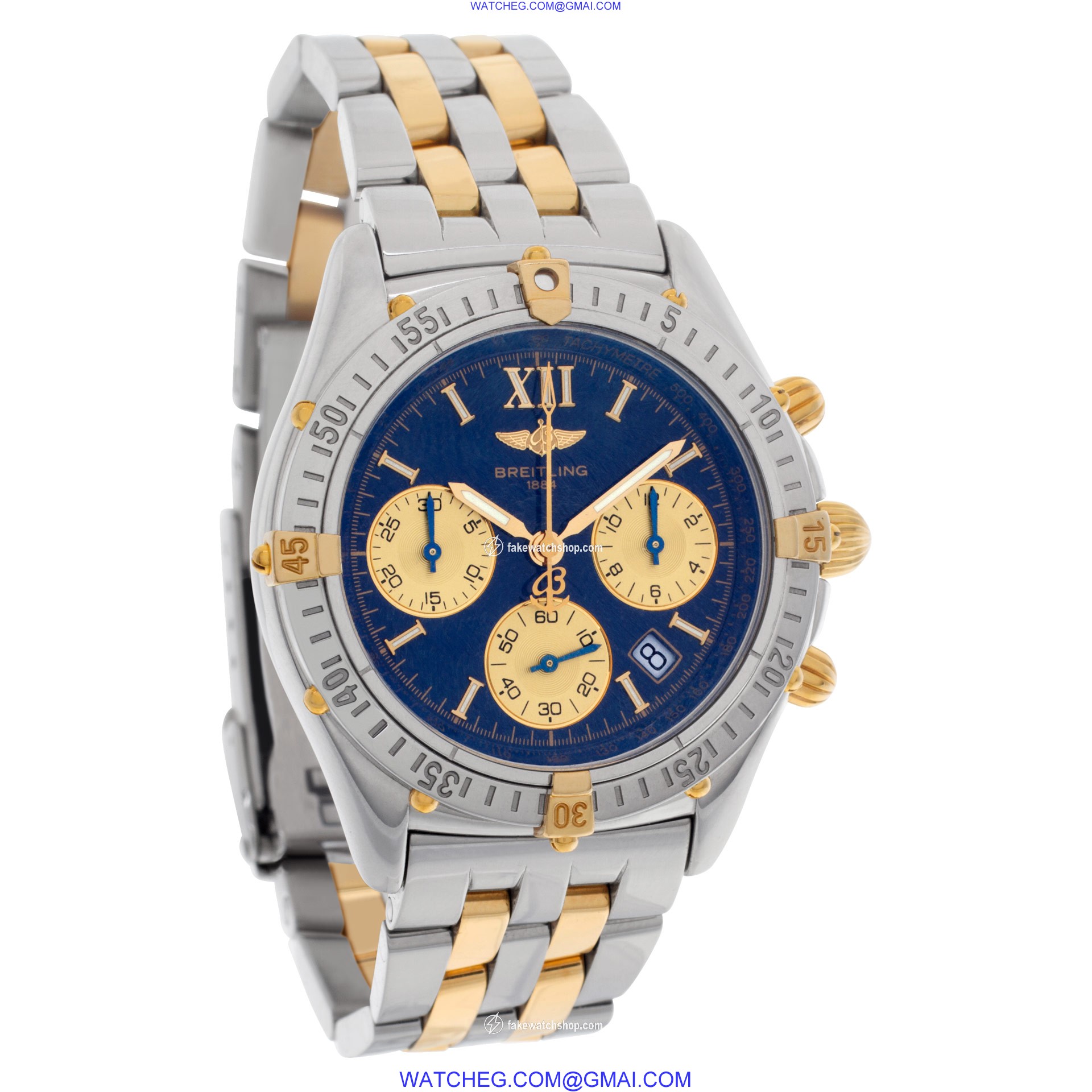 Breitling B55048 Jetstream Chronomat Quartz Female 18k gold & Stainless Steel 4