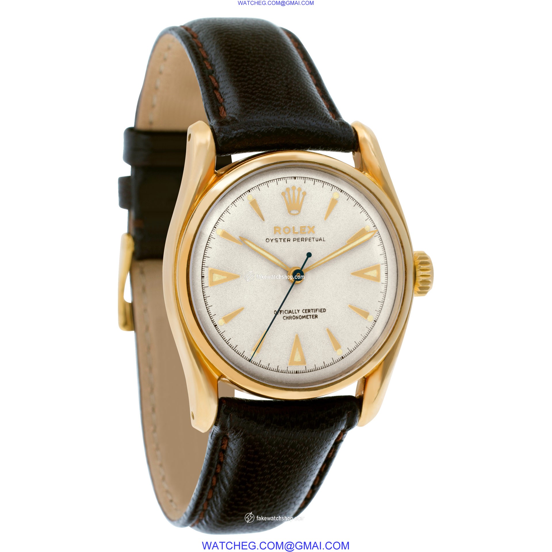 Rolex 6090 Bombay Automatic Male 14k yellow gold 4