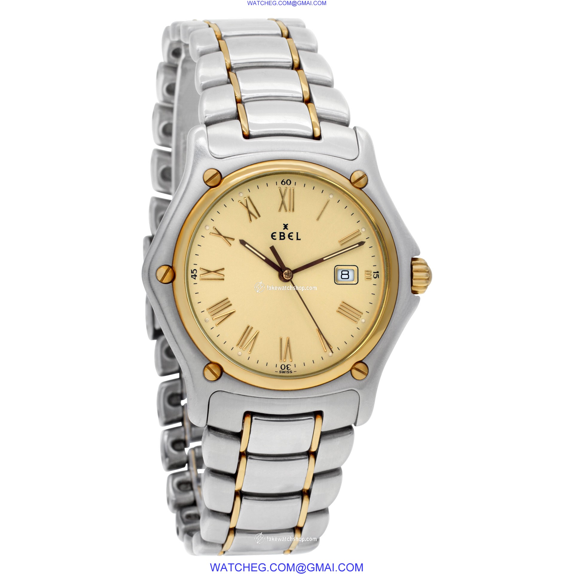 Ebel 1911 1911 Quartz Male 18k gold & Stainless Steel 4
