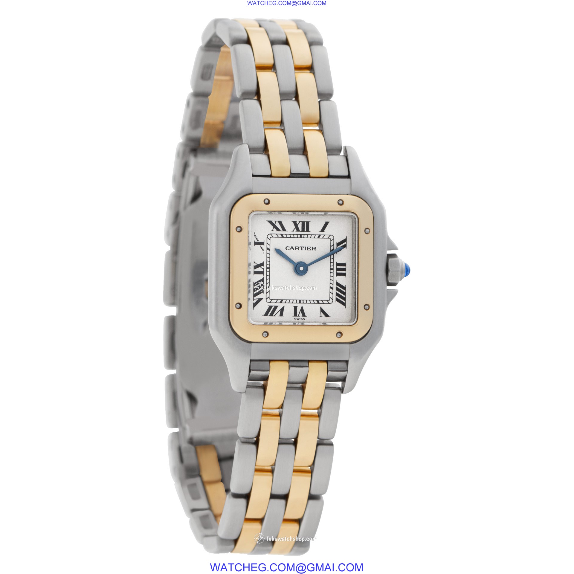 Cartier W25028B Panthere Quartz Female 18k gold & Stainless Steel 4