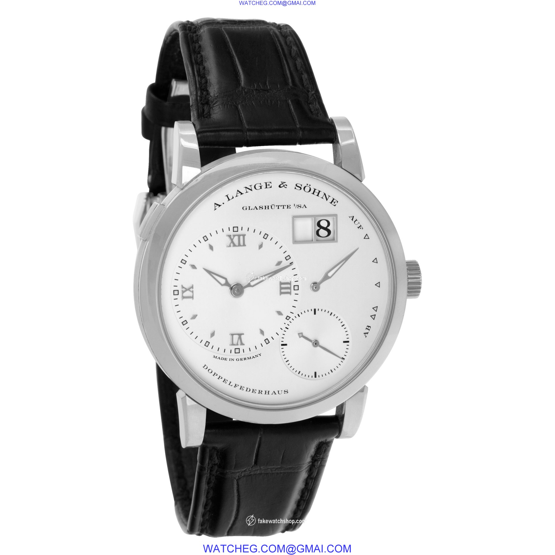A. Lange & Sohne 191.039 Lange 1 Manual Male 18k White Gold 4